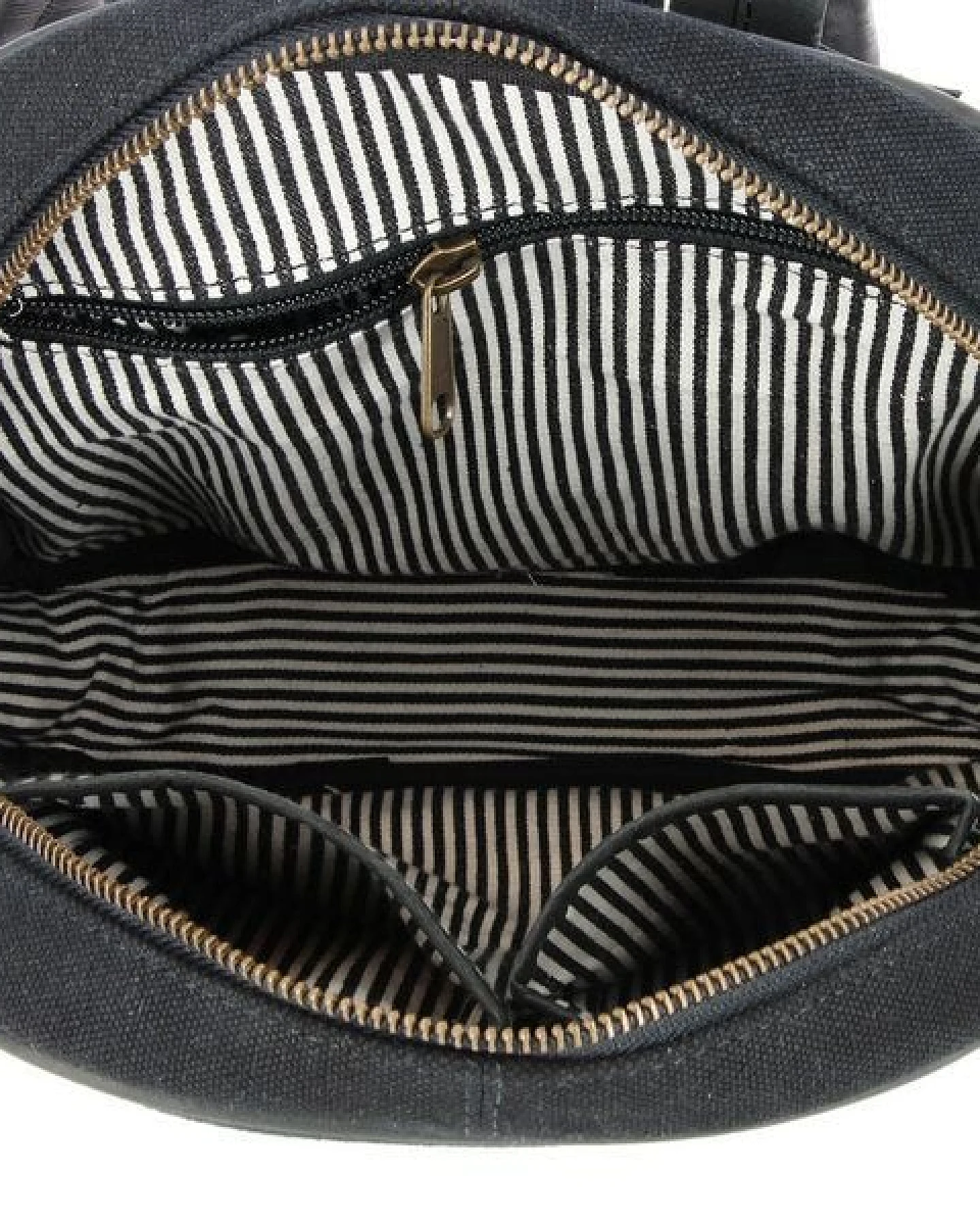GLOBO Fair Trade Kleiner Rucksack aus Canvas & mattem Ökoleder – Ansicht 3