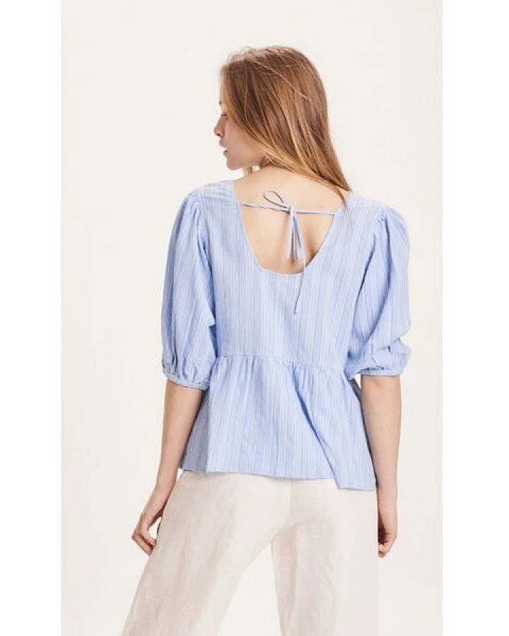 KnowledgeCotton Apparel Bluse LILY aus Tencel und Bio-Baumwolle