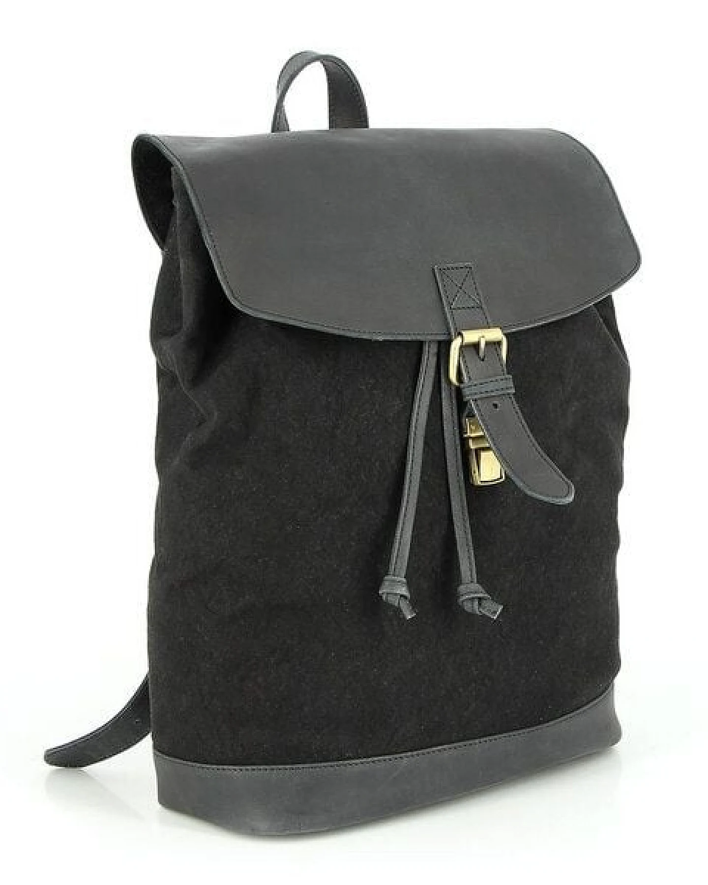 GLOBO Fair Trade Lässiger Rucksack NOIDA aus Canvas & mattem Ökoleder – Ansicht 2