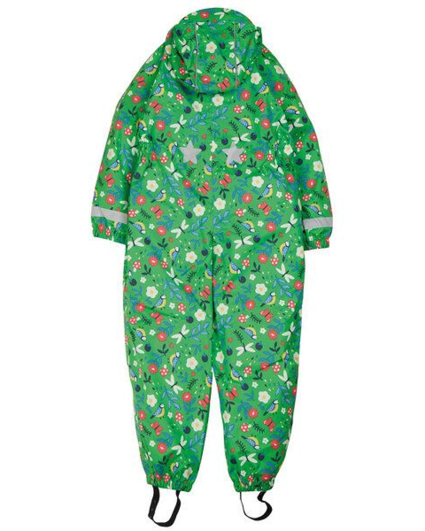 Frugi Wasserdichter Regenoverall aus Post-Consumer-Polyester – Ansicht 2