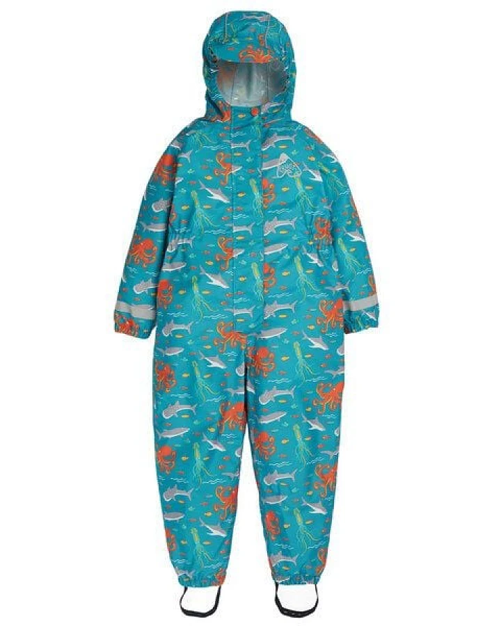 Frugi Wasserdichter Regenoverall aus Post-Consumer-Polyester