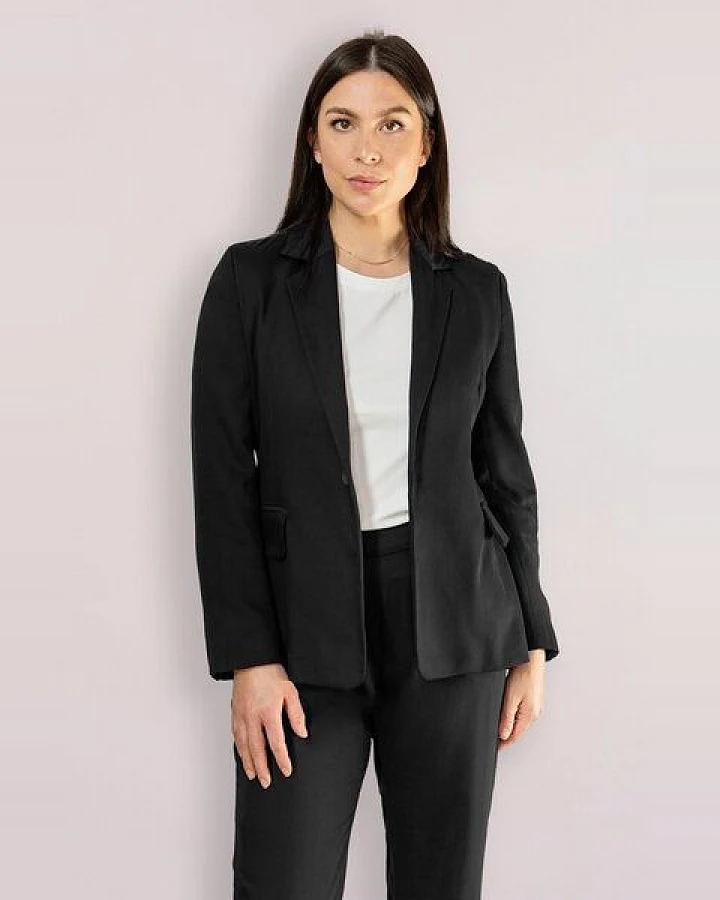 l'amour est bleu Blazer aus Tencel