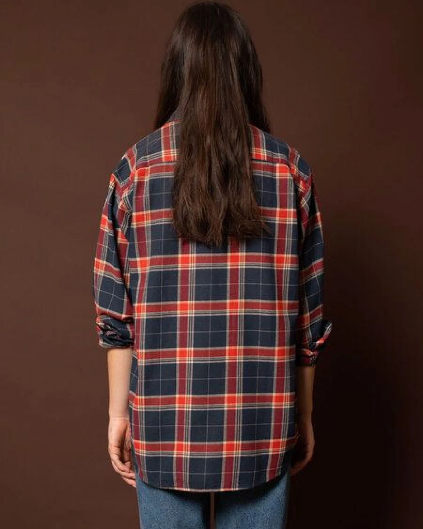 Nudie Jeans Unisex KariertesFlanellhemd "RELAXED FLANNEL SHIRT REBIRTH", Multi – Ansicht 3