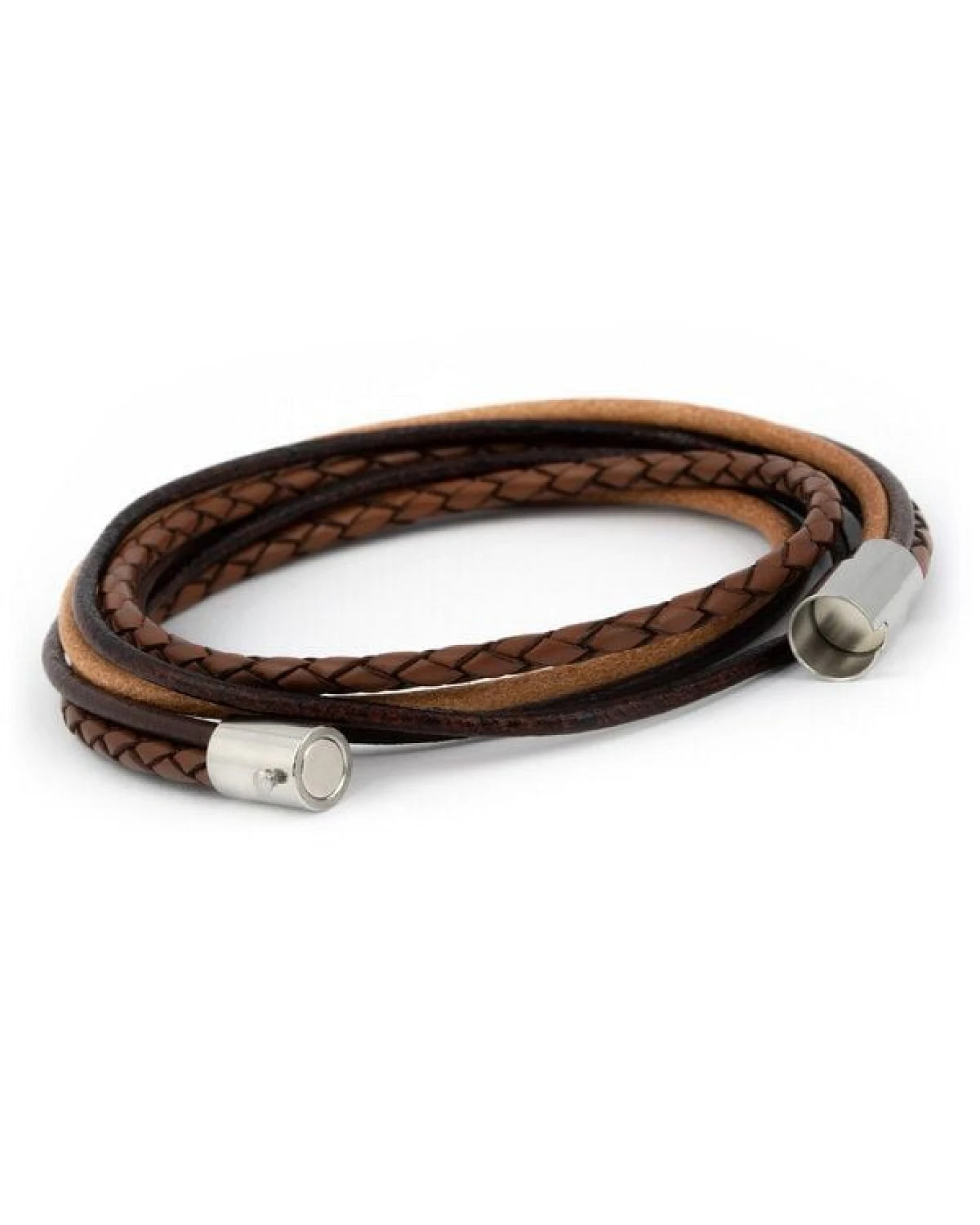 Simaru Echtleder- /Wickelarmband für Damen & Herren mit Magnetverschluss – Ansicht 3