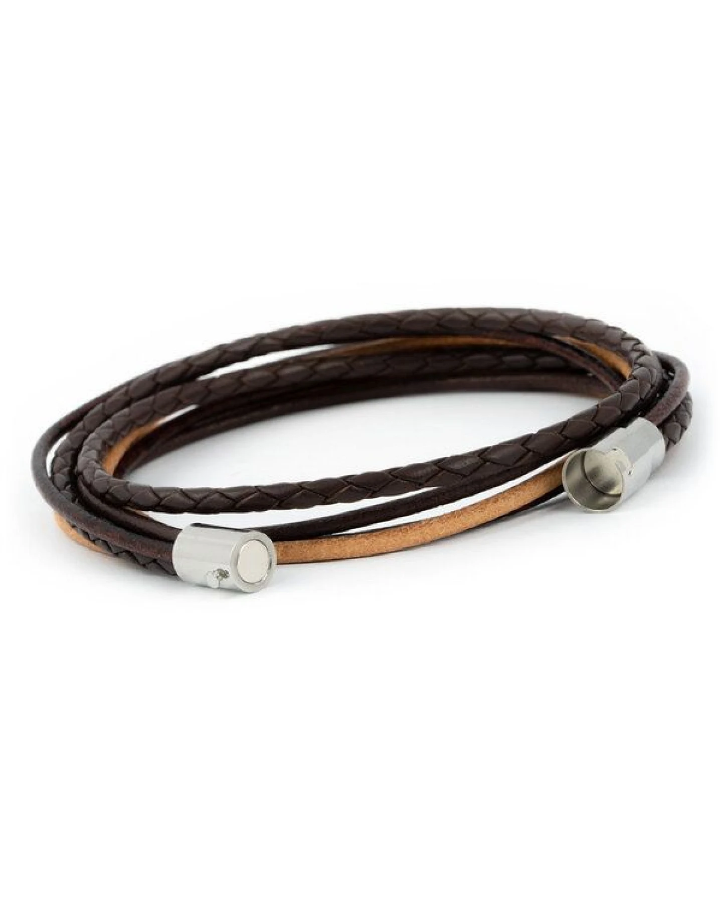 Simaru Echtleder- /Wickelarmband für Damen & Herren mit Magnetverschluss – Ansicht 3