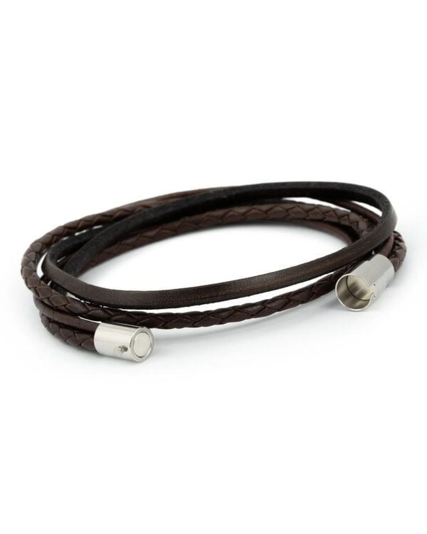 Simaru Echtleder- /Wickelarmband für Damen & Herren mit Magnetverschluss – Ansicht 3