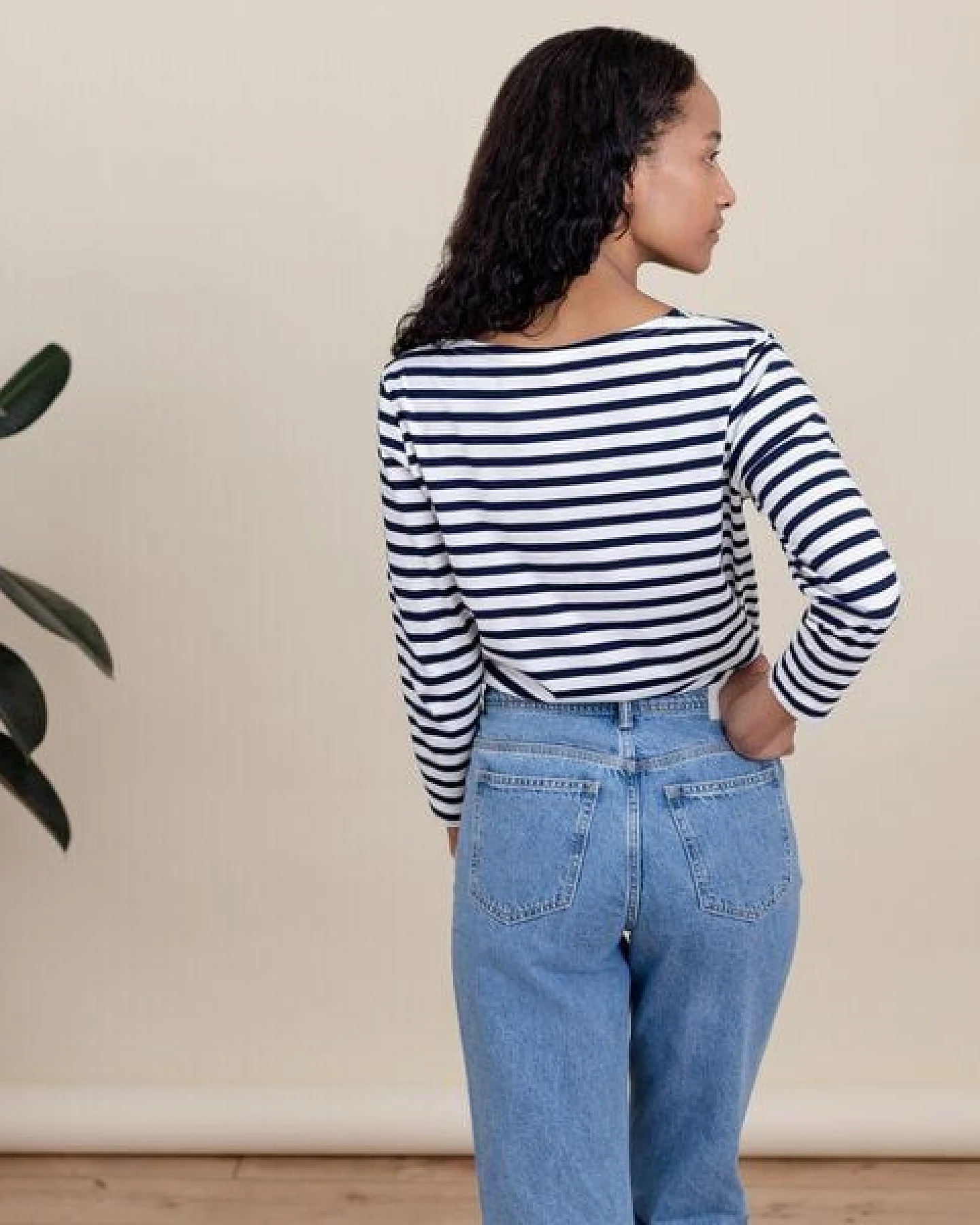 NORDLICHT Damen Longsleeve aus Bio-Baumwolle INA – Ansicht 4