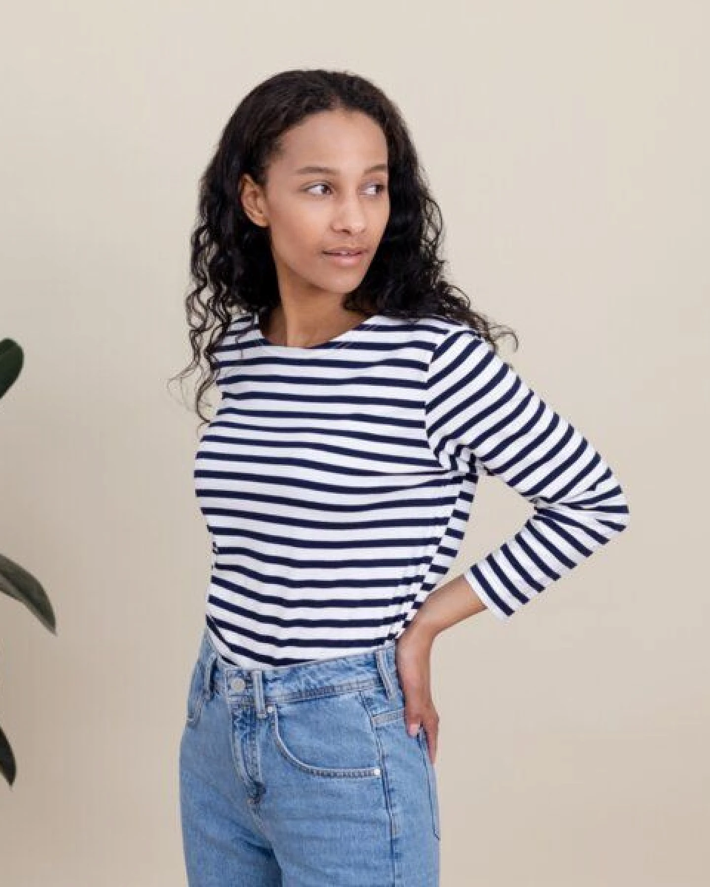 NORDLICHT Damen Longsleeve aus Bio-Baumwolle INA – Ansicht 3