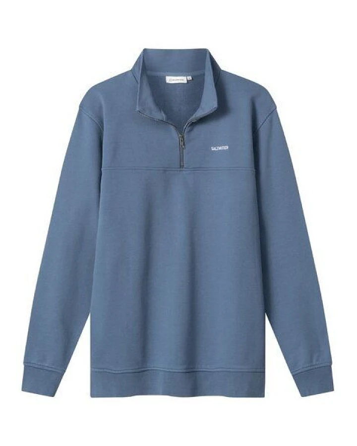 KNUT – Half-Zip Sweater (Unisex) aus 100% Bio-Baumwolle (GOTS) von SALZWASSER