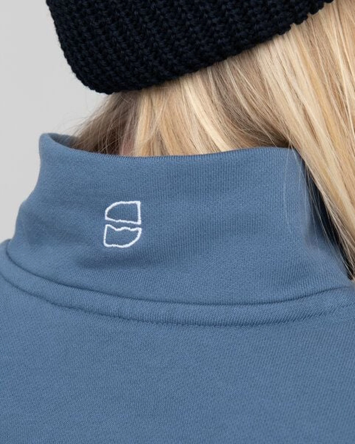 KNUT – Half-Zip Sweater (Unisex) aus 100% Bio-Baumwolle (GOTS) von SALZWASSER – Ansicht 4