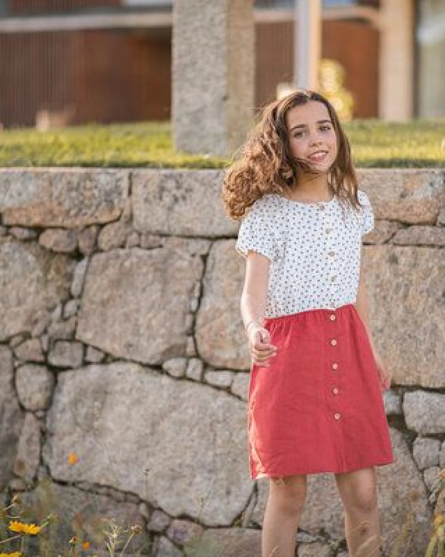 PETER JO Kleid BStar Terracotta aus Leinen – Ansicht 4