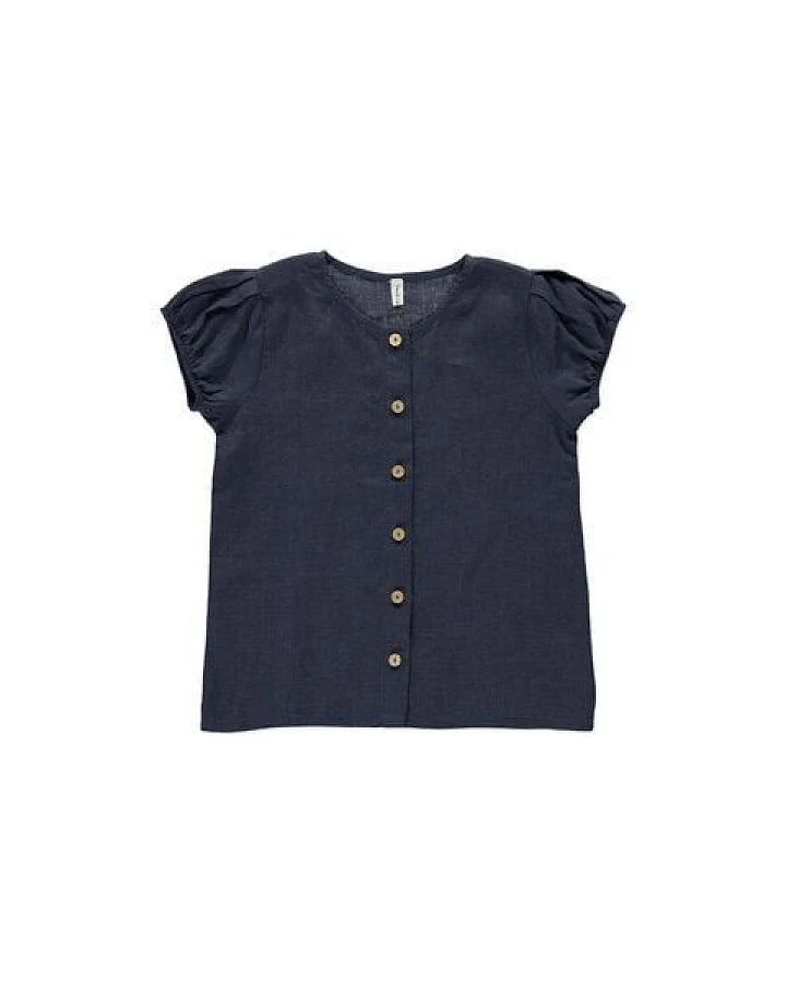 PETER JO Shirt Gerbera aus Leinen