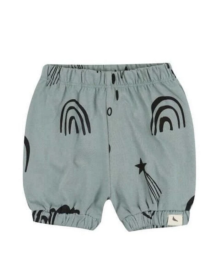 Baby Bloomers/ Short *Regenbogen mint* Bio Baumwolle