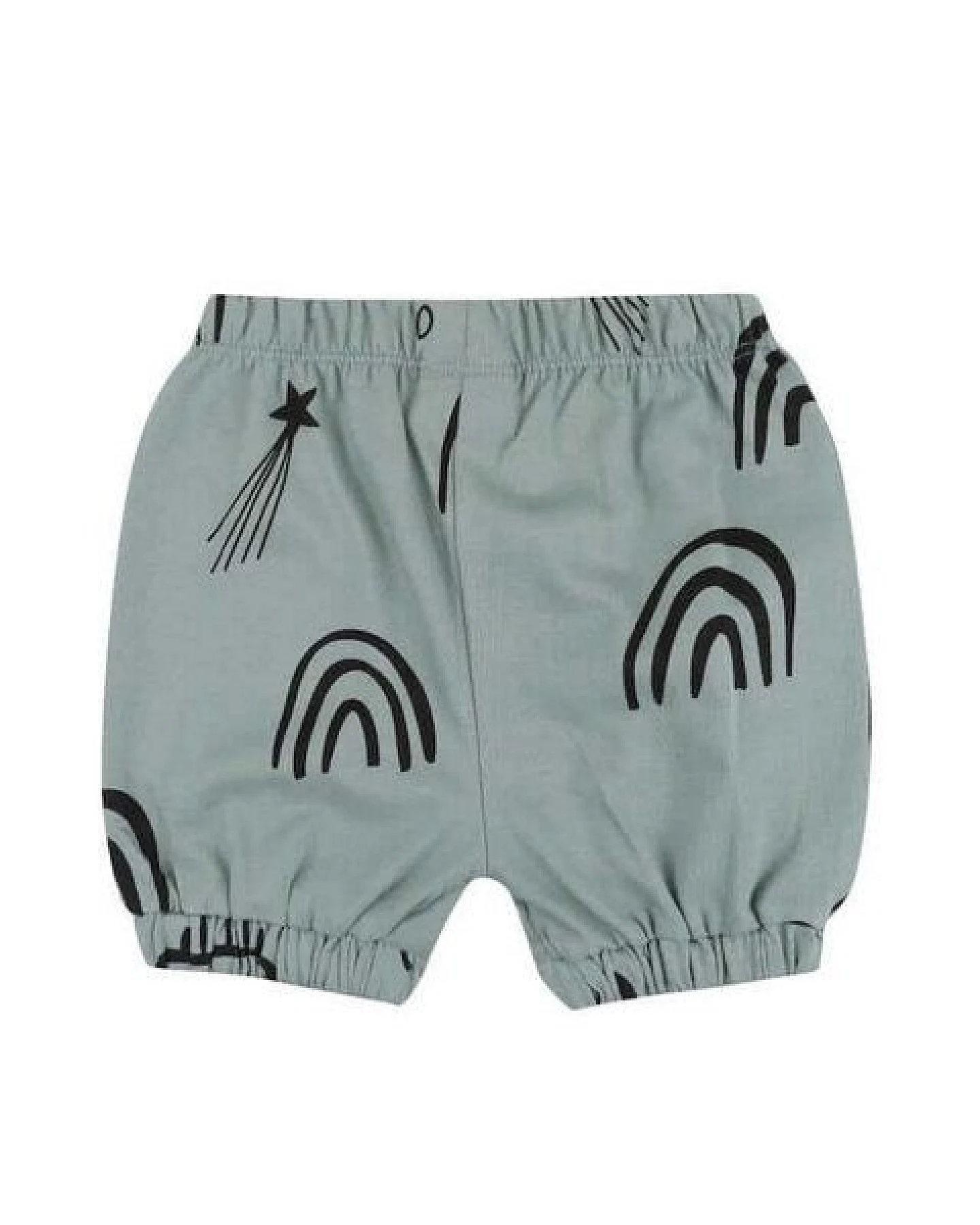 Baby Bloomers/ Short *Regenbogen mint* Bio Baumwolle – Ansicht 2
