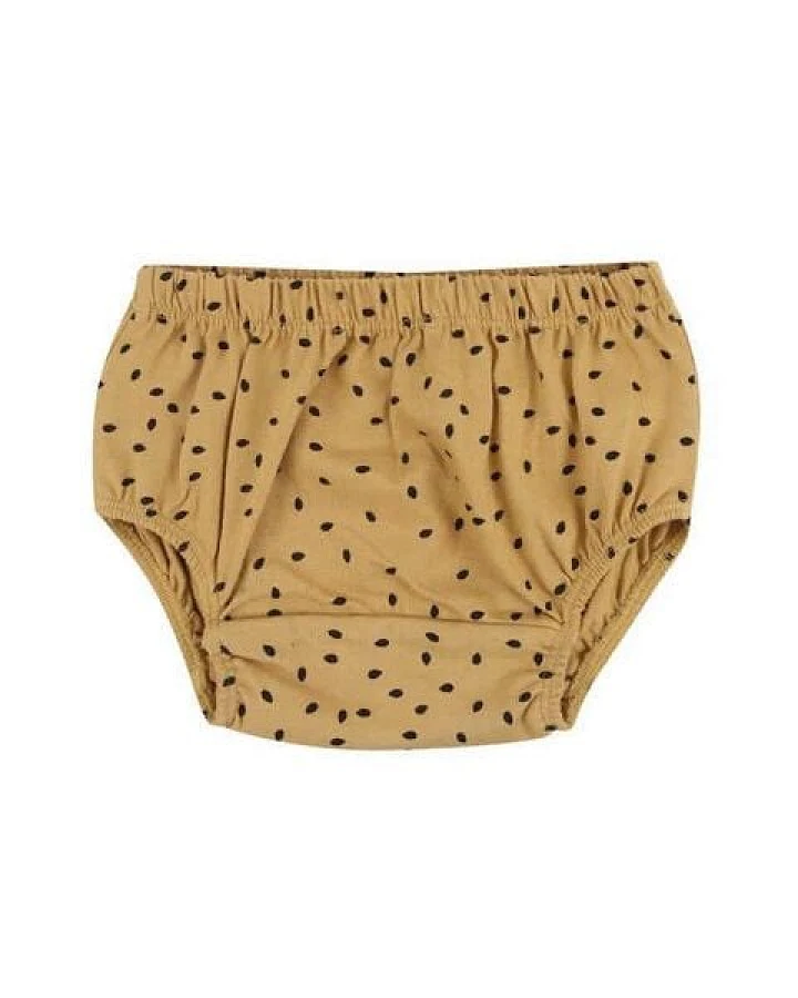 Baby Bloomers/ Short *Senf Punkte* Bio Baumwolle