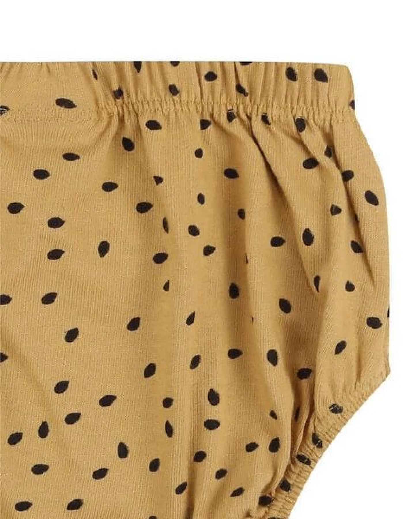 Baby Bloomers/ Short *Senf Punkte* Bio Baumwolle – Ansicht 3