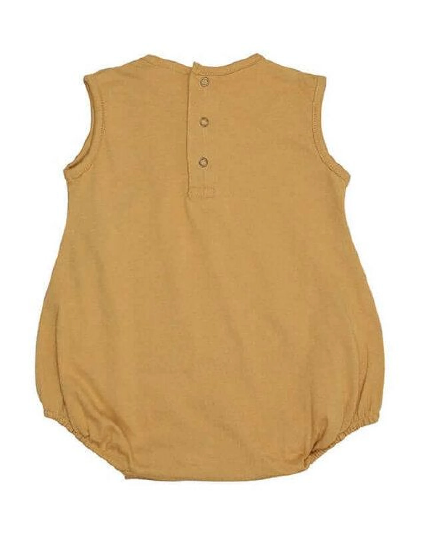 Baby Romper *Senf* Bio Baumwolle – Ansicht 2