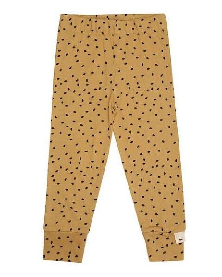 Baby Leggins *Senf Punkte* Bio Baumwolle