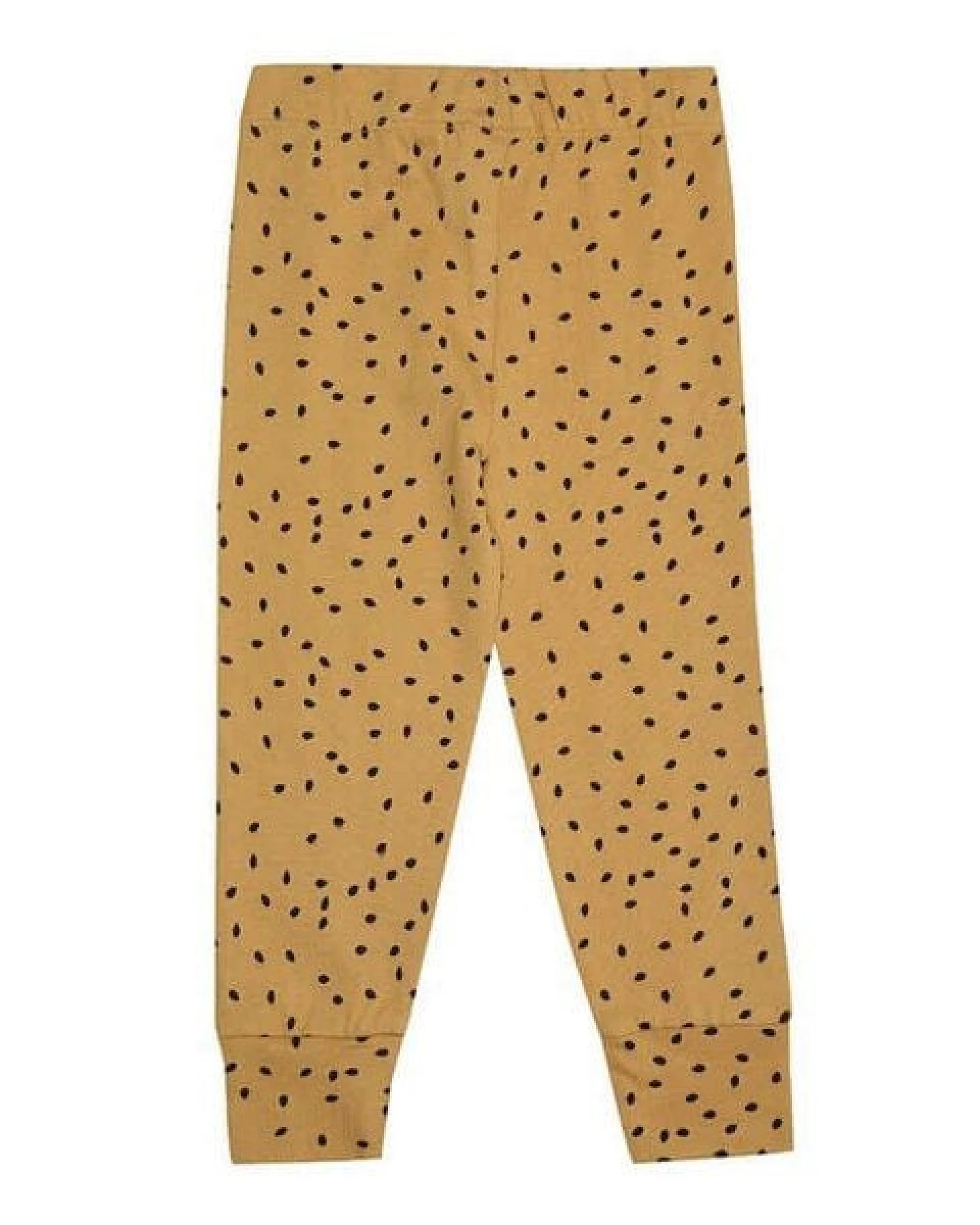 Baby Leggins *Senf Punkte* Bio Baumwolle – Ansicht 2
