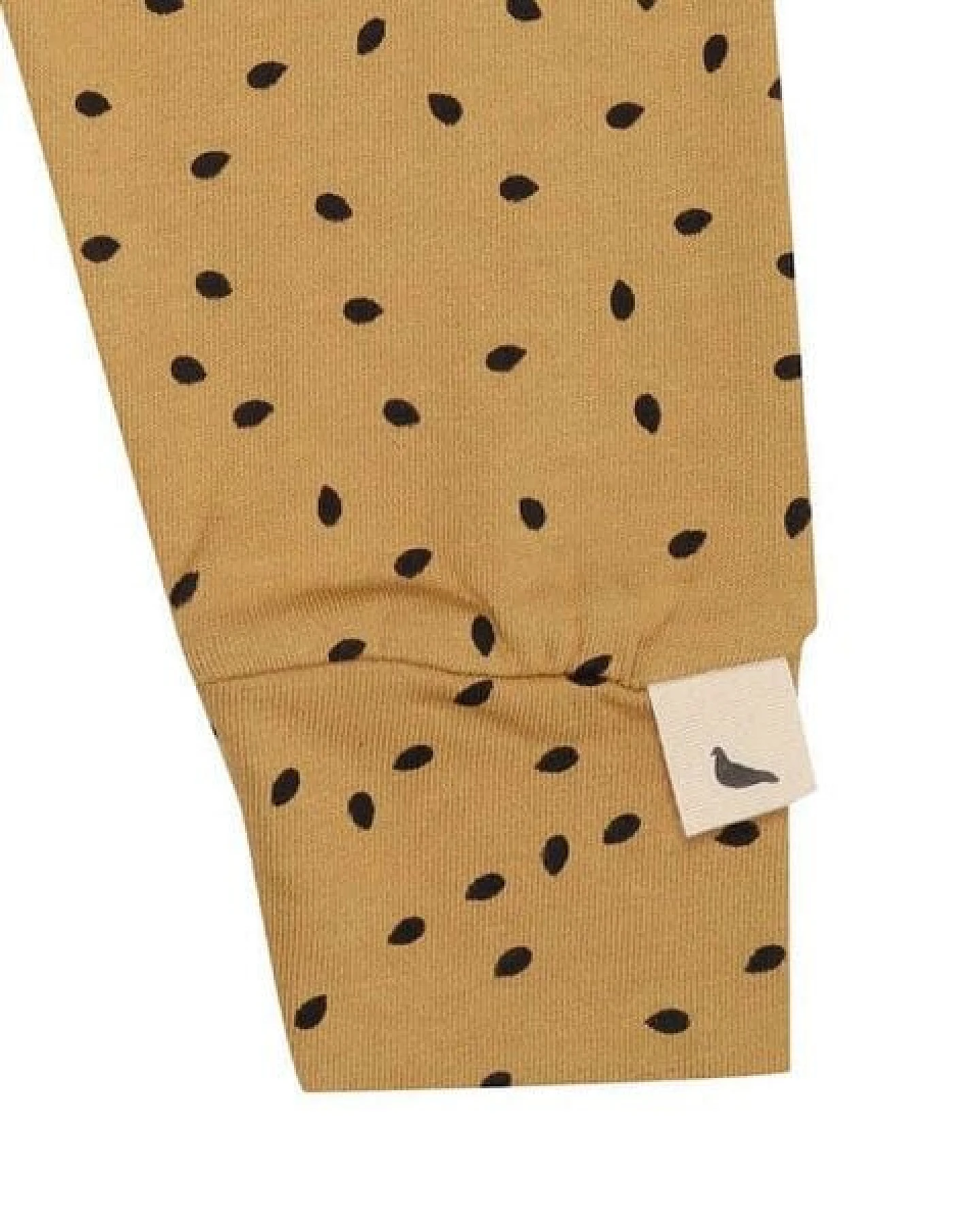 Baby Leggins *Senf Punkte* Bio Baumwolle – Ansicht 4