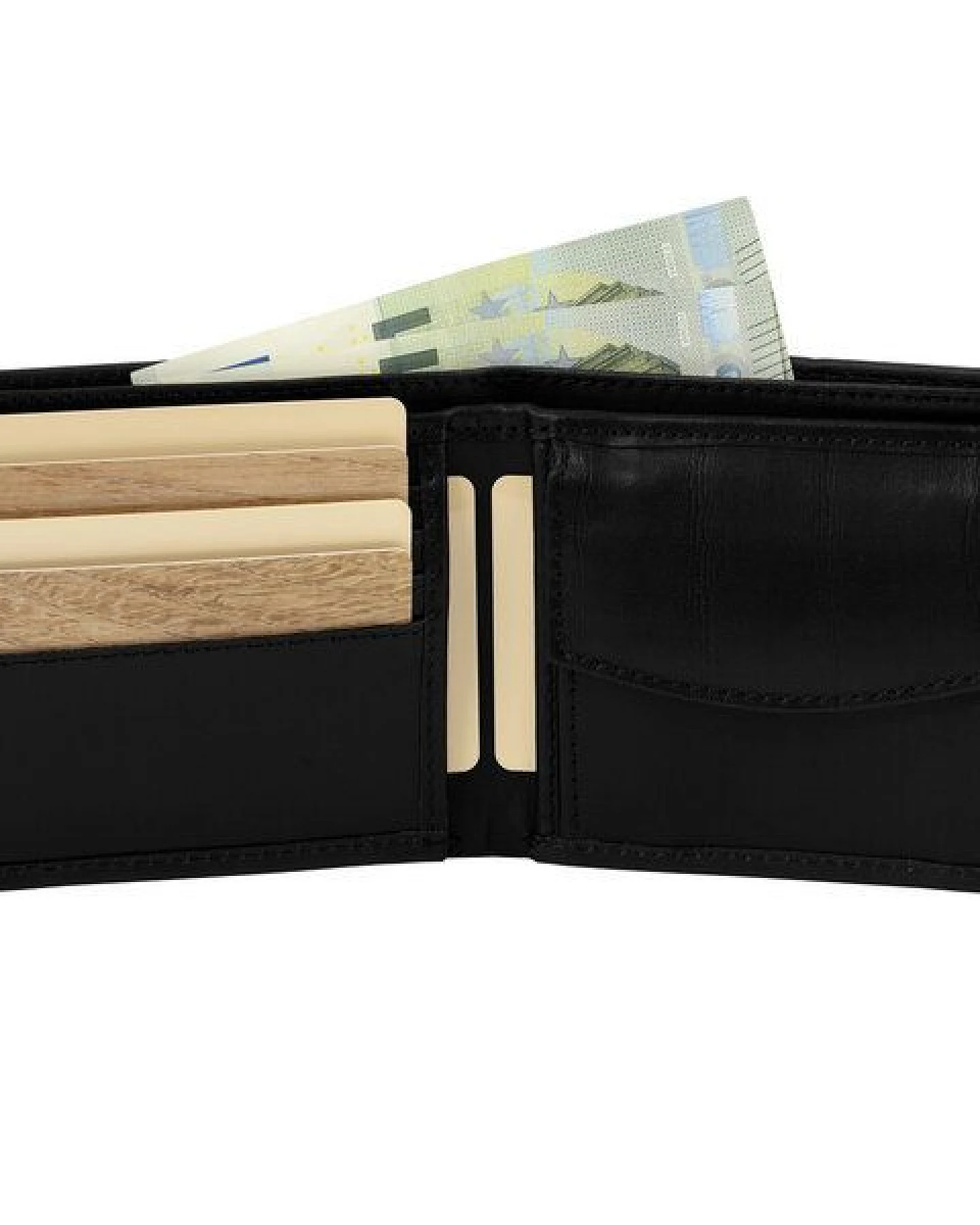 Simaru Geldbeutel aus Leder , Portemonnaie mit RFID-Schutz, Geldbörse – Ansicht 2