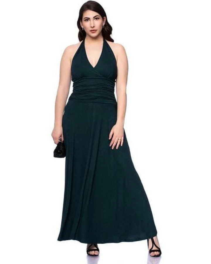 Ingoria TORRIE rückenfreies Neckholder Maxikleid