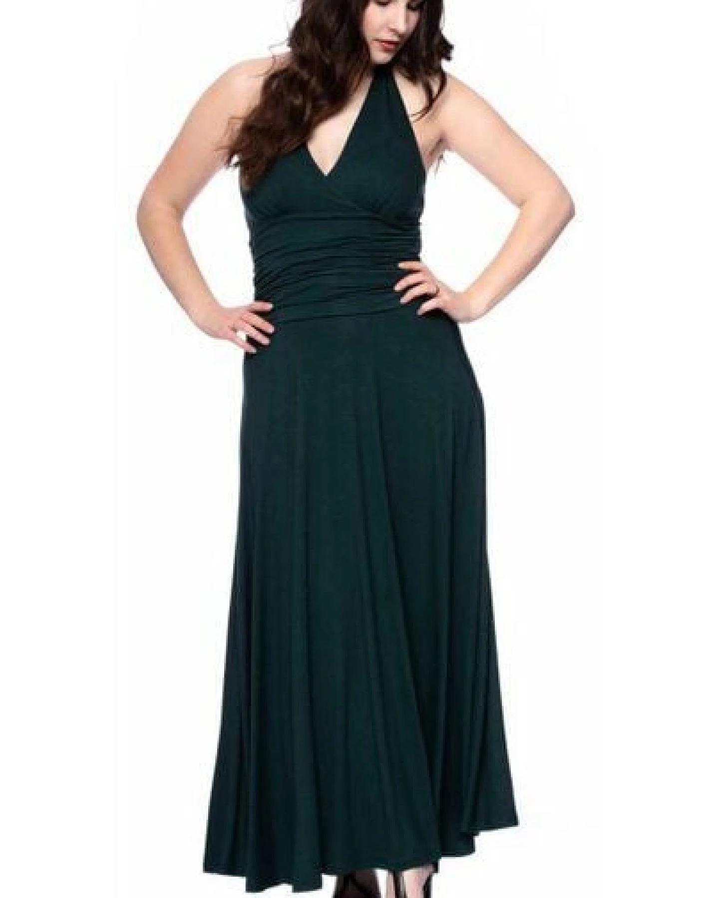 Ingoria TORRIE rückenfreies Neckholder Maxikleid – Ansicht 4
