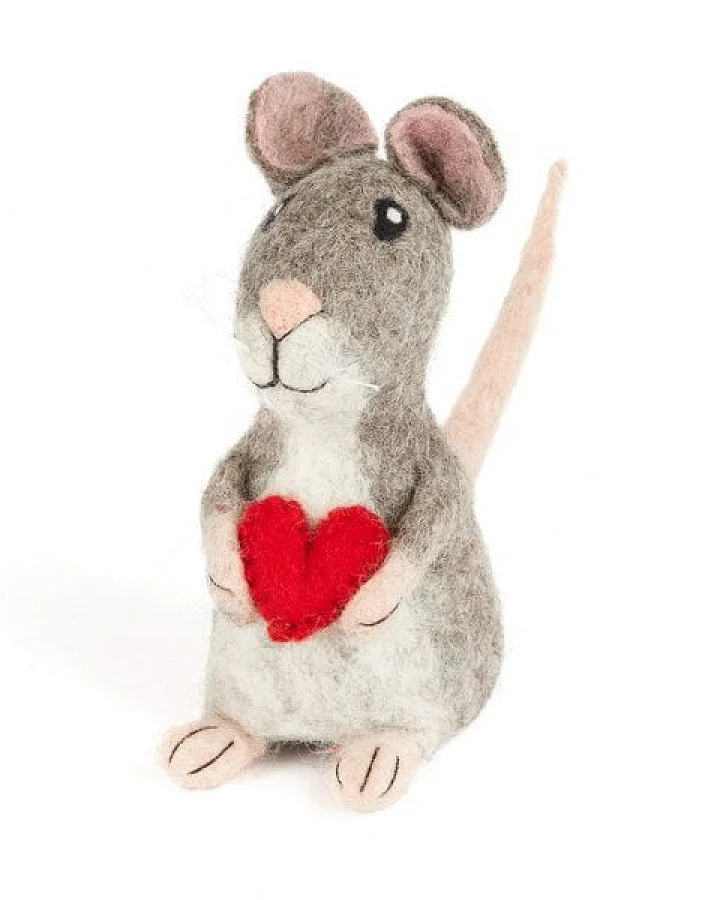 short'n'pietz Maus als Filz Eierwärmer