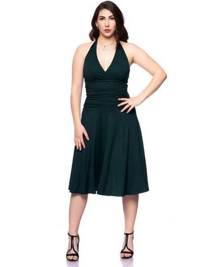 Ingoria TORRIE rückenfreies Neckholder Kleid