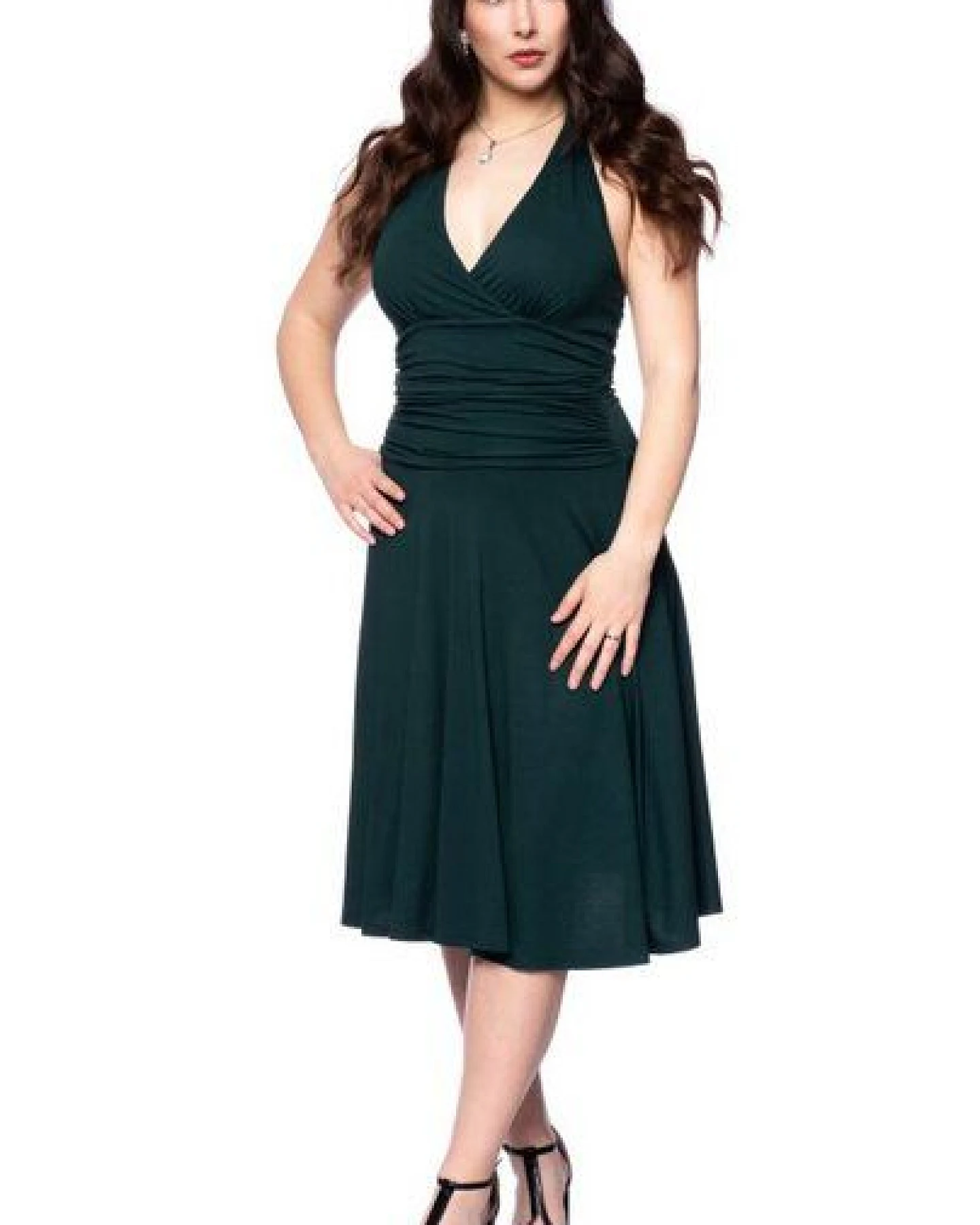 Ingoria TORRIE rückenfreies Neckholder Kleid – Ansicht 3