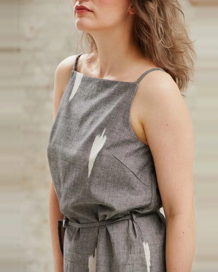 Jyoti - Fair Works Bio-Baumwoll Kleid Renu Ikat