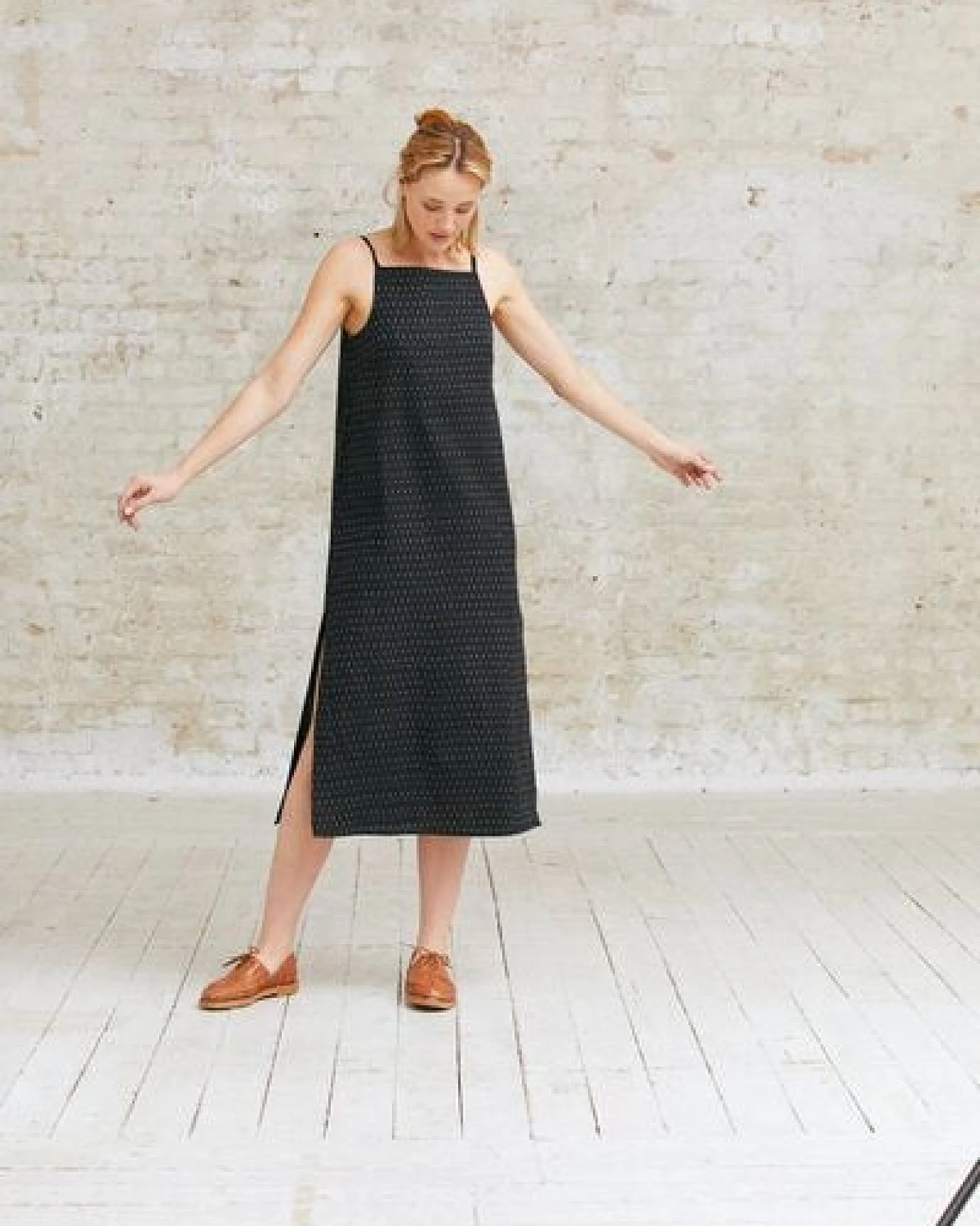 Jyoti - Fair Works Bio-Baumwoll Kleid Renu Ikat – Ansicht 2