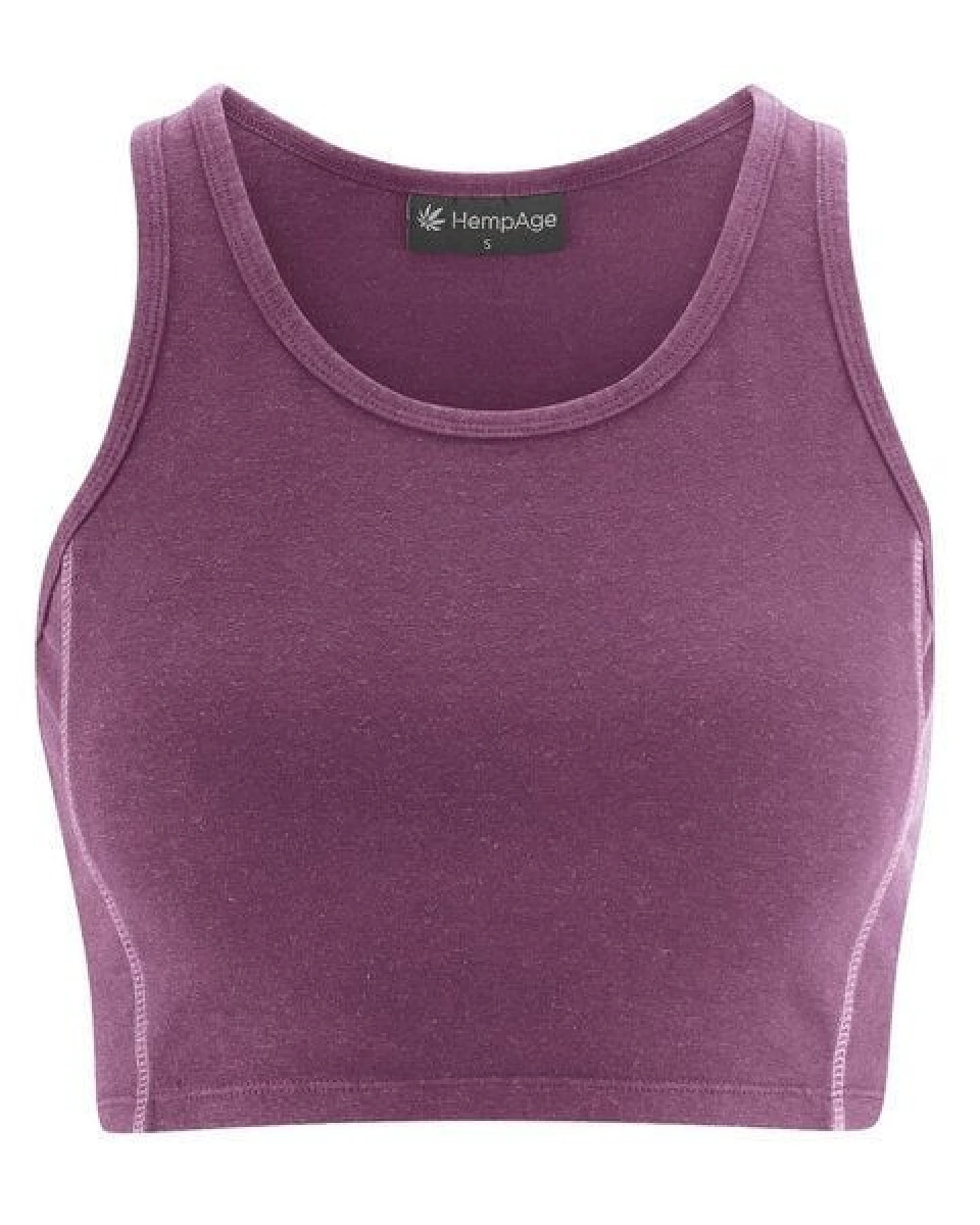 Hempage Damen Yoga Top Hanf/Bio-Baumwolle – Ansicht 2