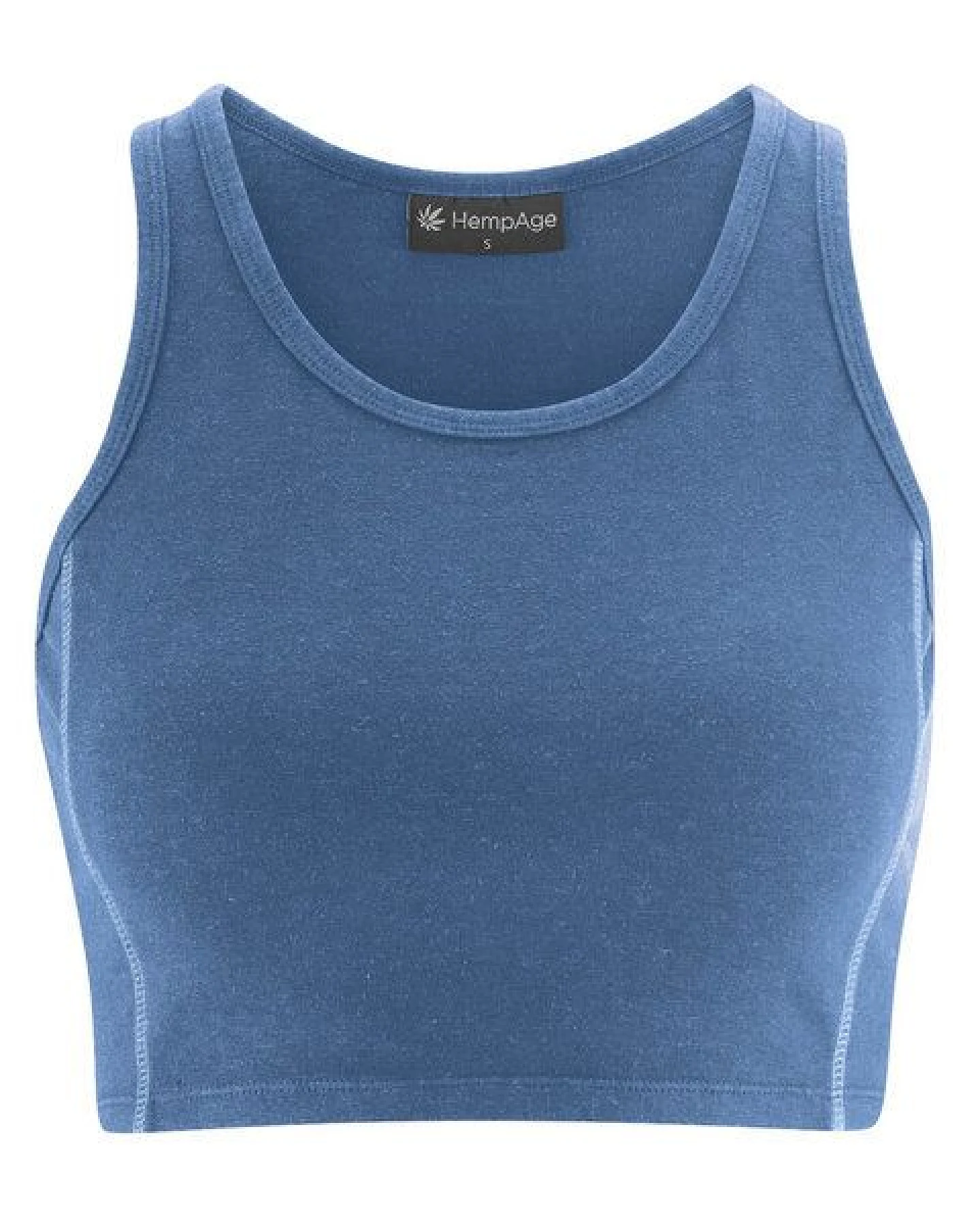 Hempage Damen Yoga Top Hanf/Bio-Baumwolle – Ansicht 2