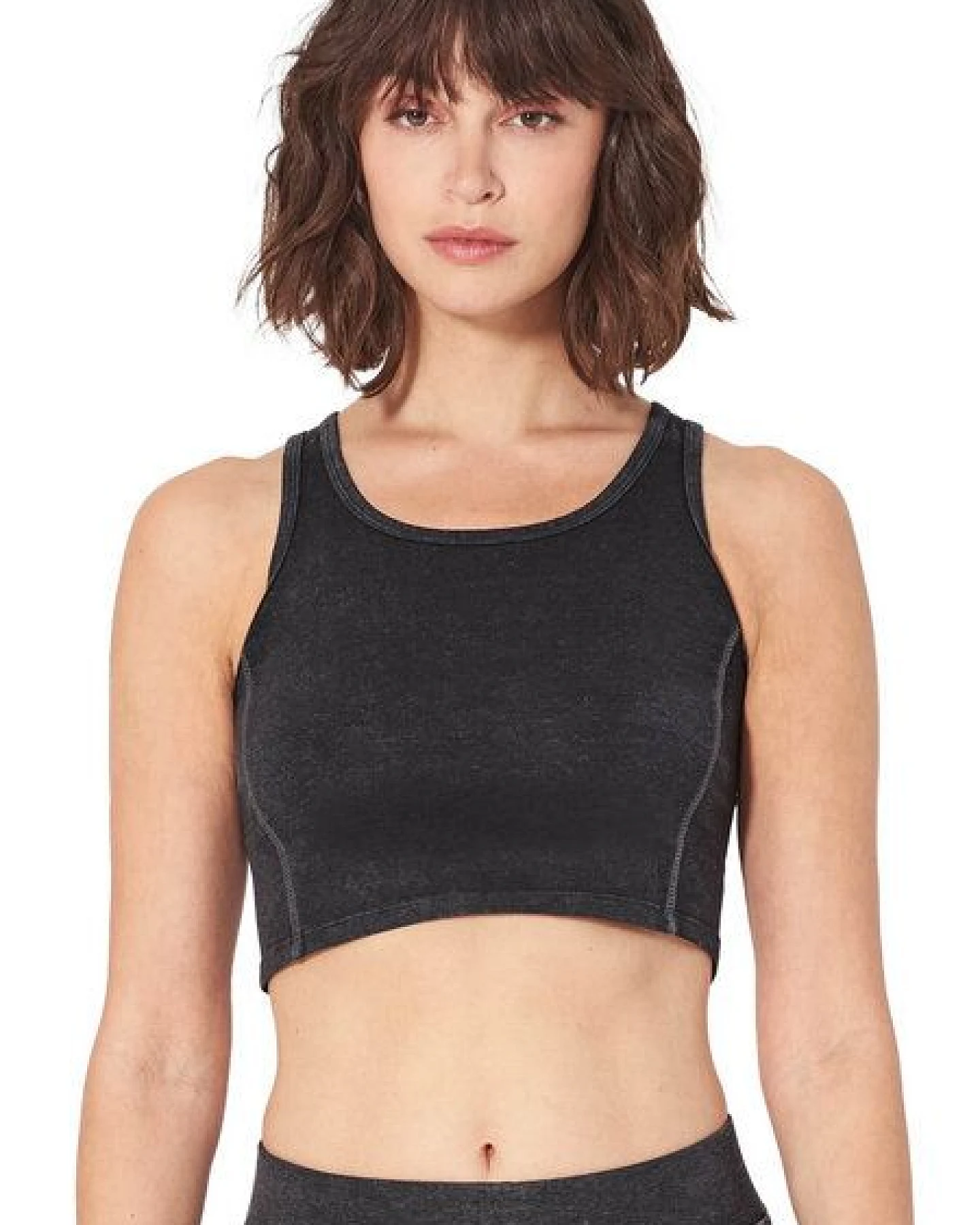 Hempage Damen Yoga Top Hanf/Bio-Baumwolle – Ansicht 2