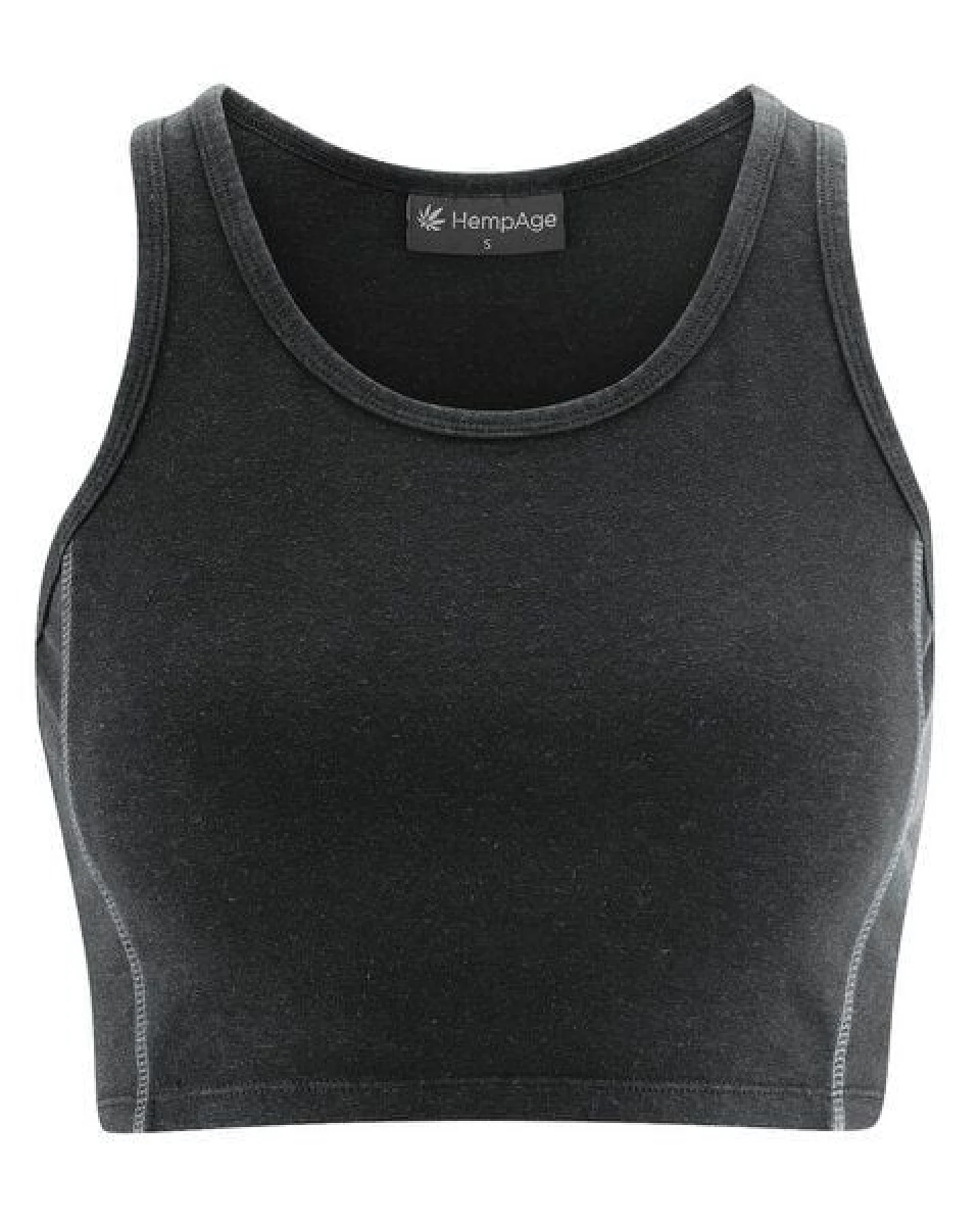 Hempage Damen Yoga Top Hanf/Bio-Baumwolle – Ansicht 2