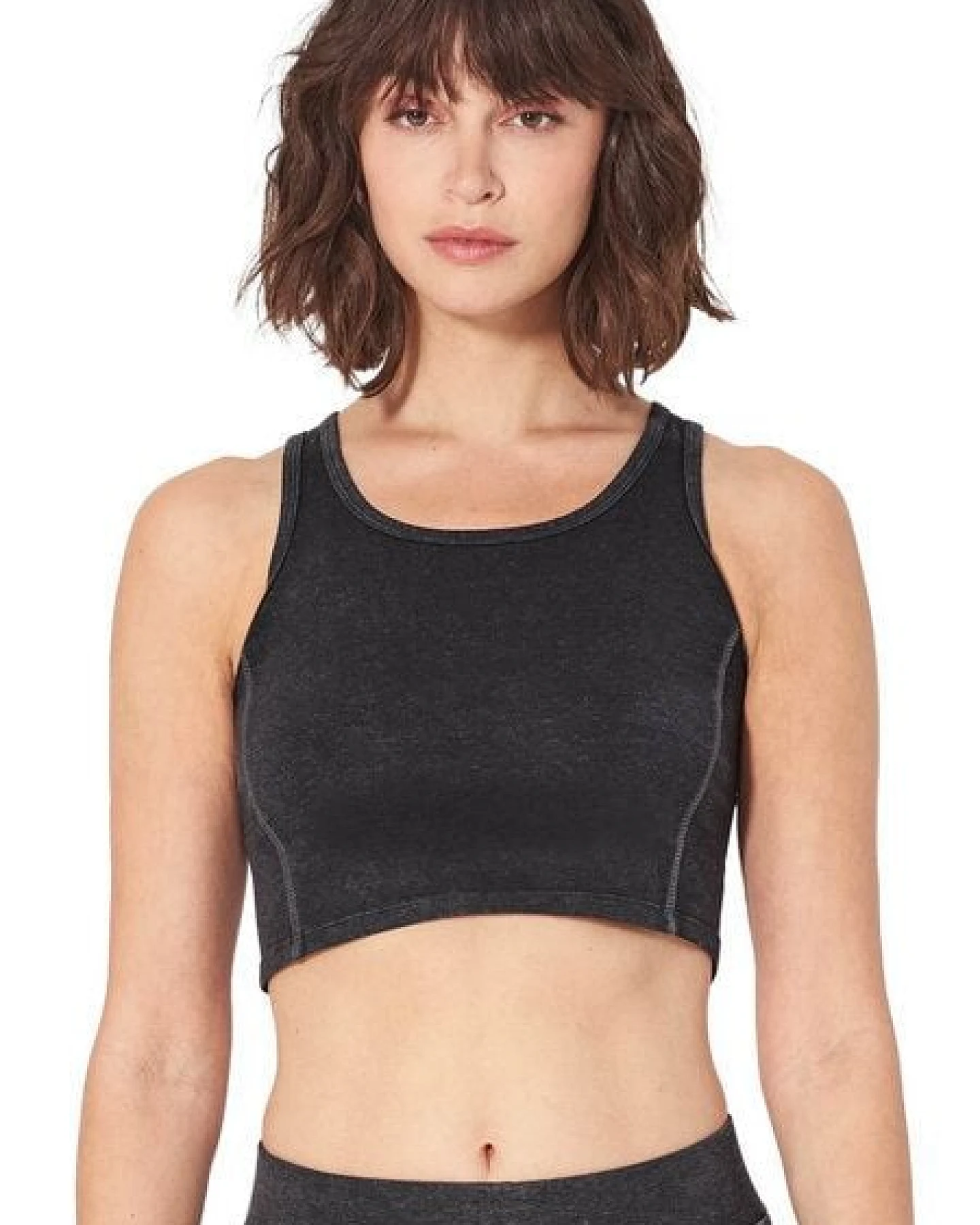 Hempage Damen Yoga Top Hanf/Bio-Baumwolle – Ansicht 2