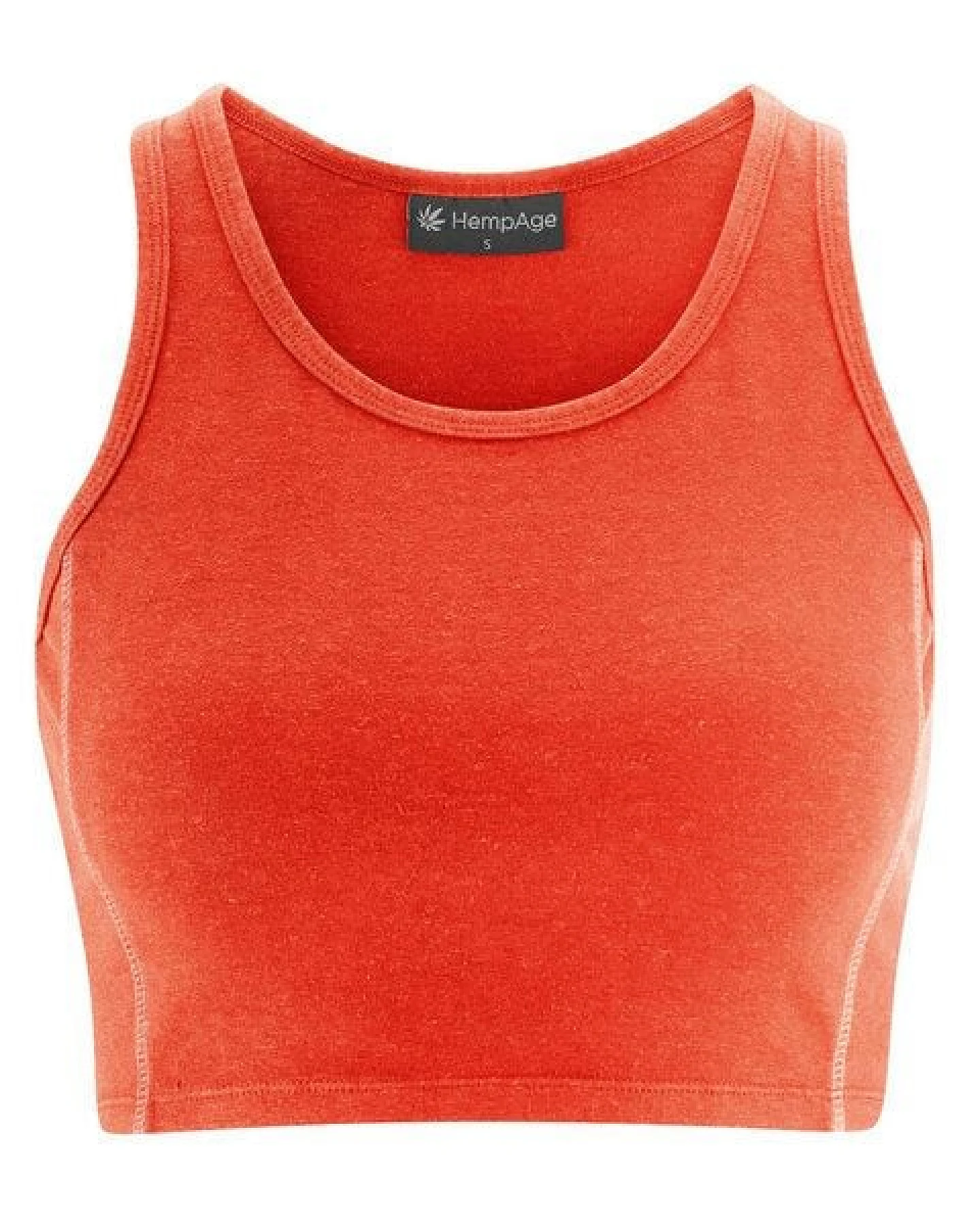Hempage Damen Yoga Top Hanf/Bio-Baumwolle – Ansicht 2