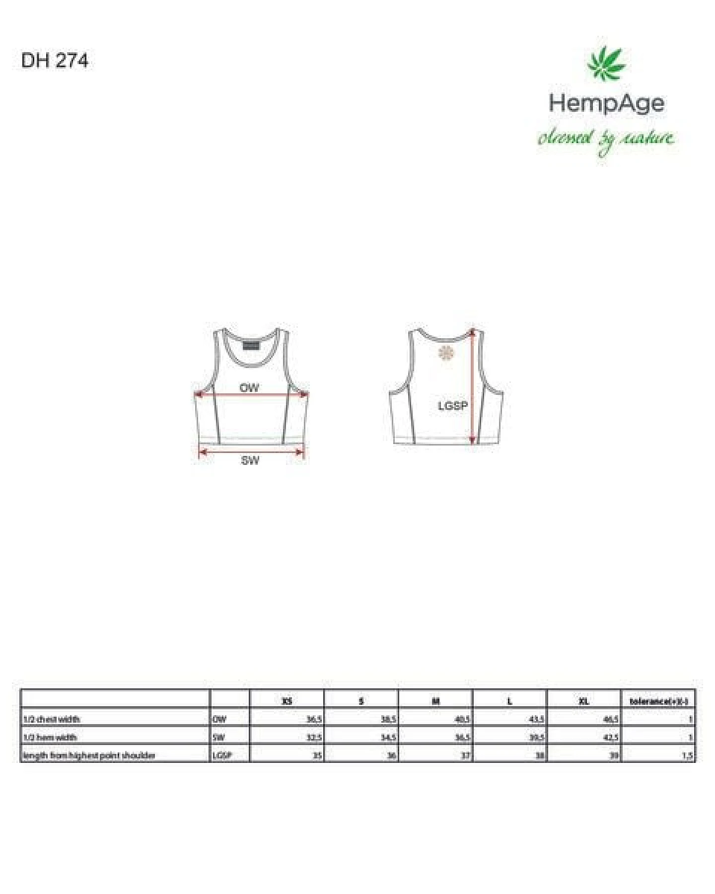 Hempage Damen Yoga Top Hanf/Bio-Baumwolle – Ansicht 3