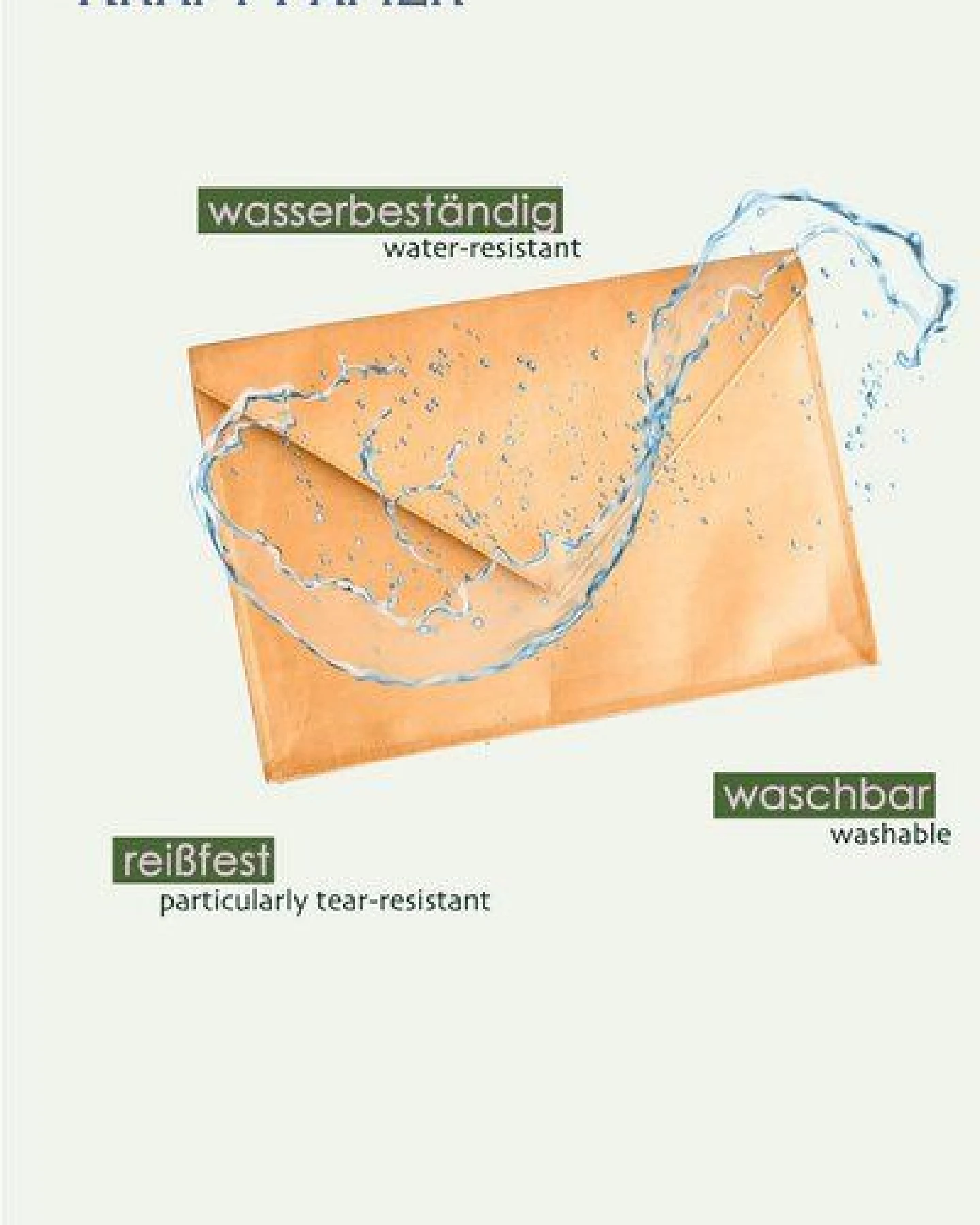 BY COPALA Nachhaltige Laptoptasche 13–14 Zoll aus waschbarem Kraftpapier – MacBook Hülle, handgemacht mit Magnetverschluss, Vegan Leder – Ansicht 4