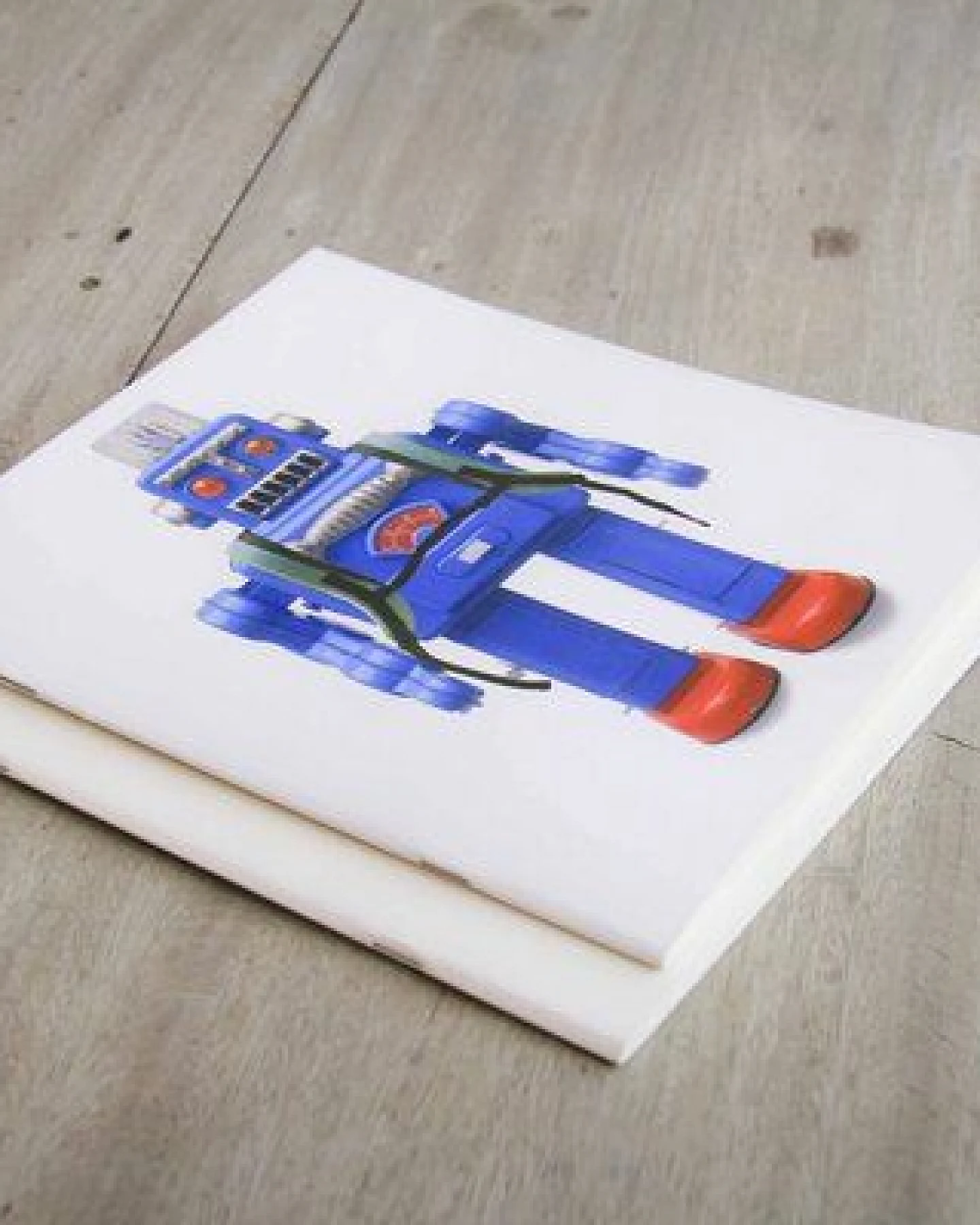 BY COPALA 2er Notizbuch mit vintage Roboter-Motiv – Ansicht 4