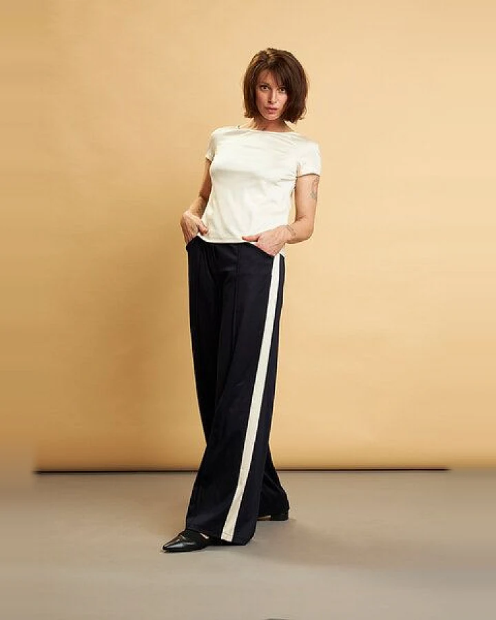 Skrabak Damen T-Shirt aus Bio-Baumwolle "Tom" ivory
