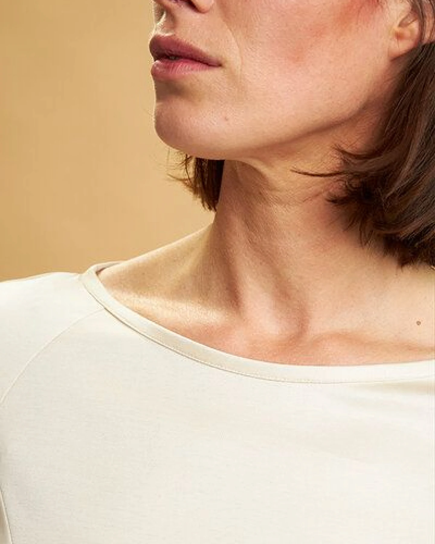 Skrabak Damen T-Shirt aus Bio-Baumwolle "Tom" ivory – Ansicht 3