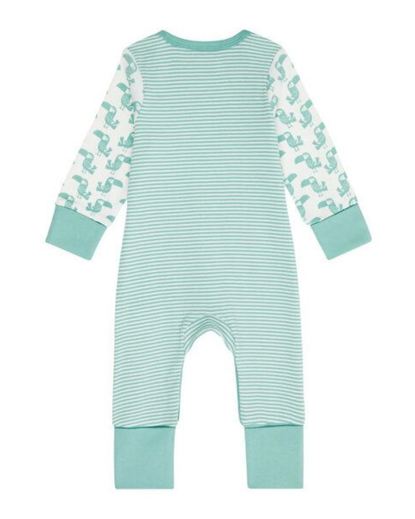 sense-organics Baby Schlafanzug *Tukan* in 2 Farben Gots & Fairtrade – Ansicht 2