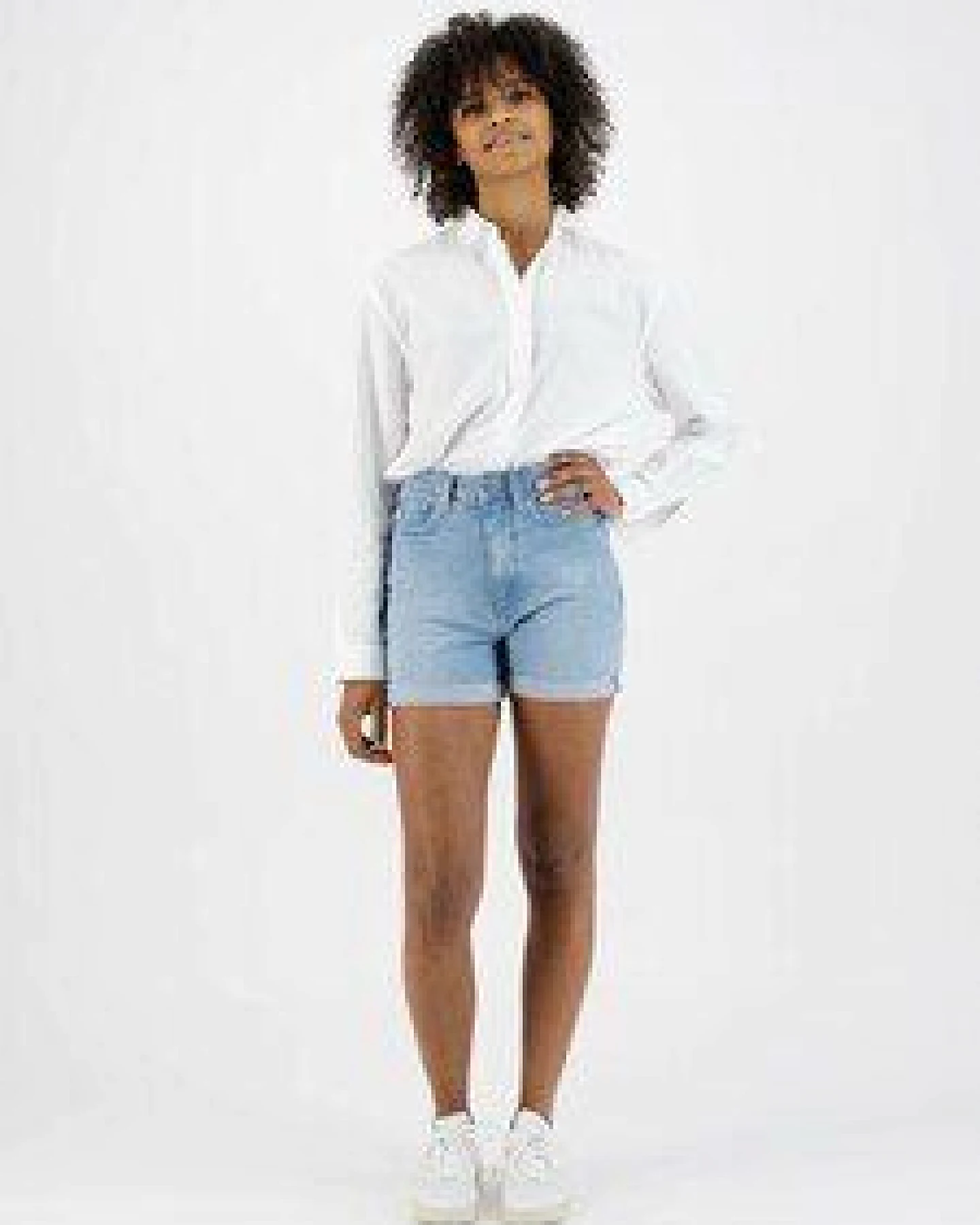 MUD Jeans Damen Jeansshorts - Marilyn - aus Bio-Baumwolle – Ansicht 3