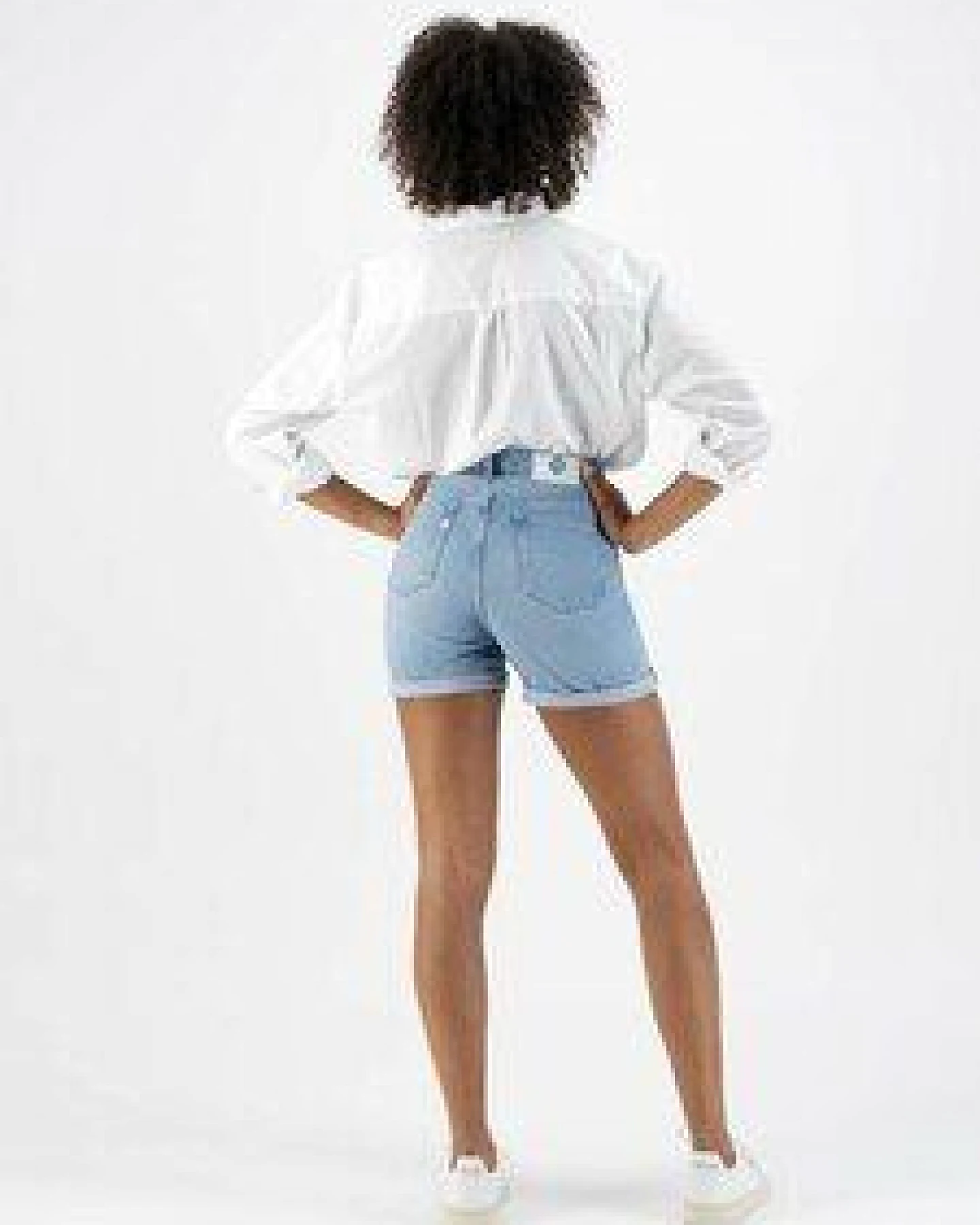 MUD Jeans Damen Jeansshorts - Marilyn - aus Bio-Baumwolle – Ansicht 4