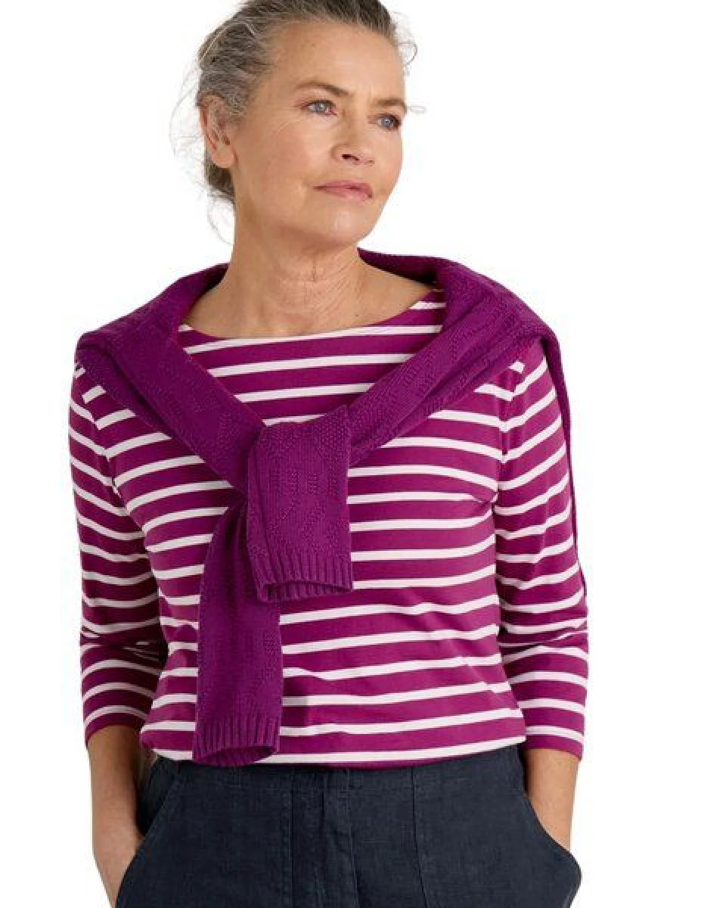 Seasalt Cornwall 3/4 Langarmshirt - Sailor Top – Ansicht 4