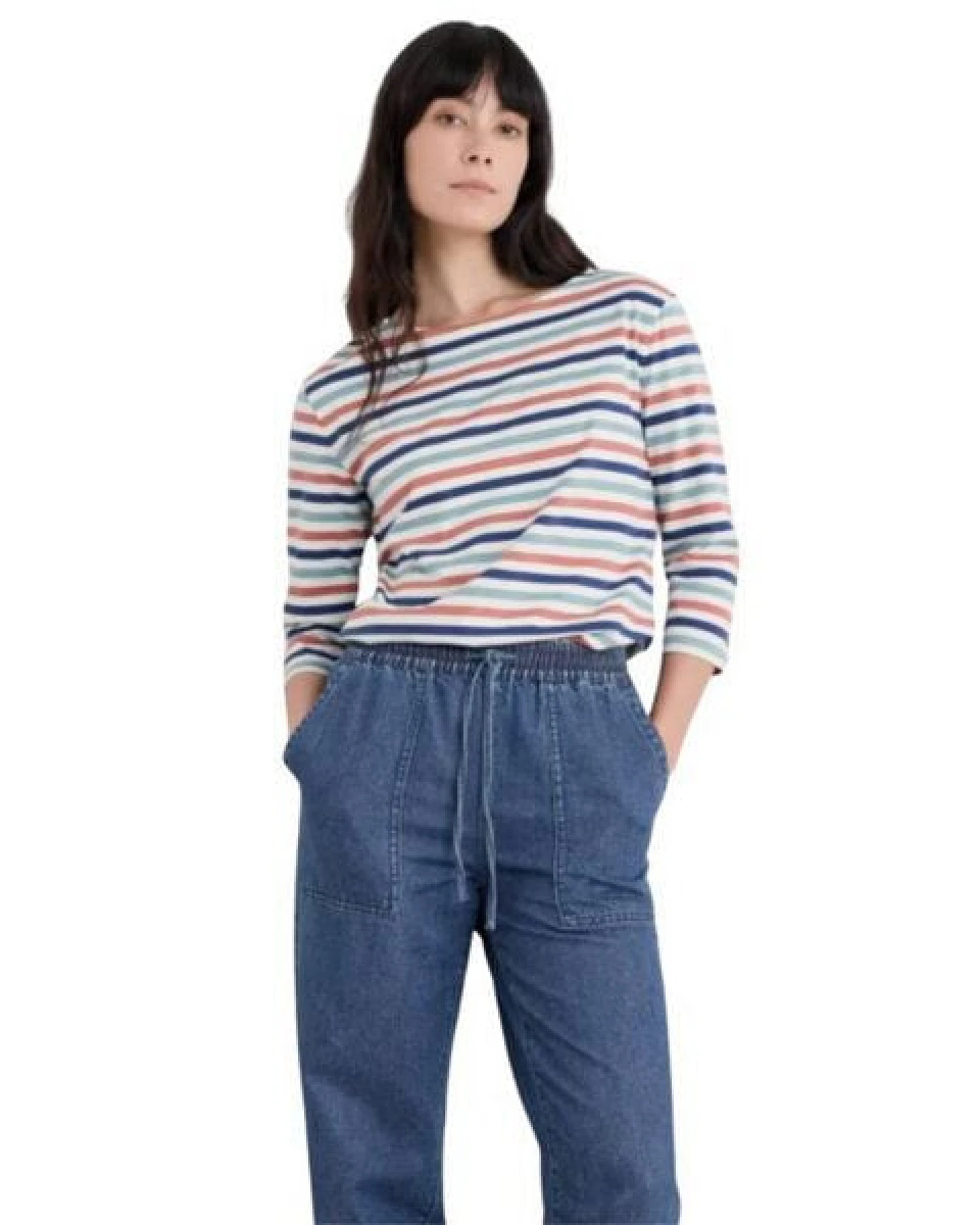 Seasalt Cornwall 3/4 Langarmshirt - Sailor Top – Ansicht 4