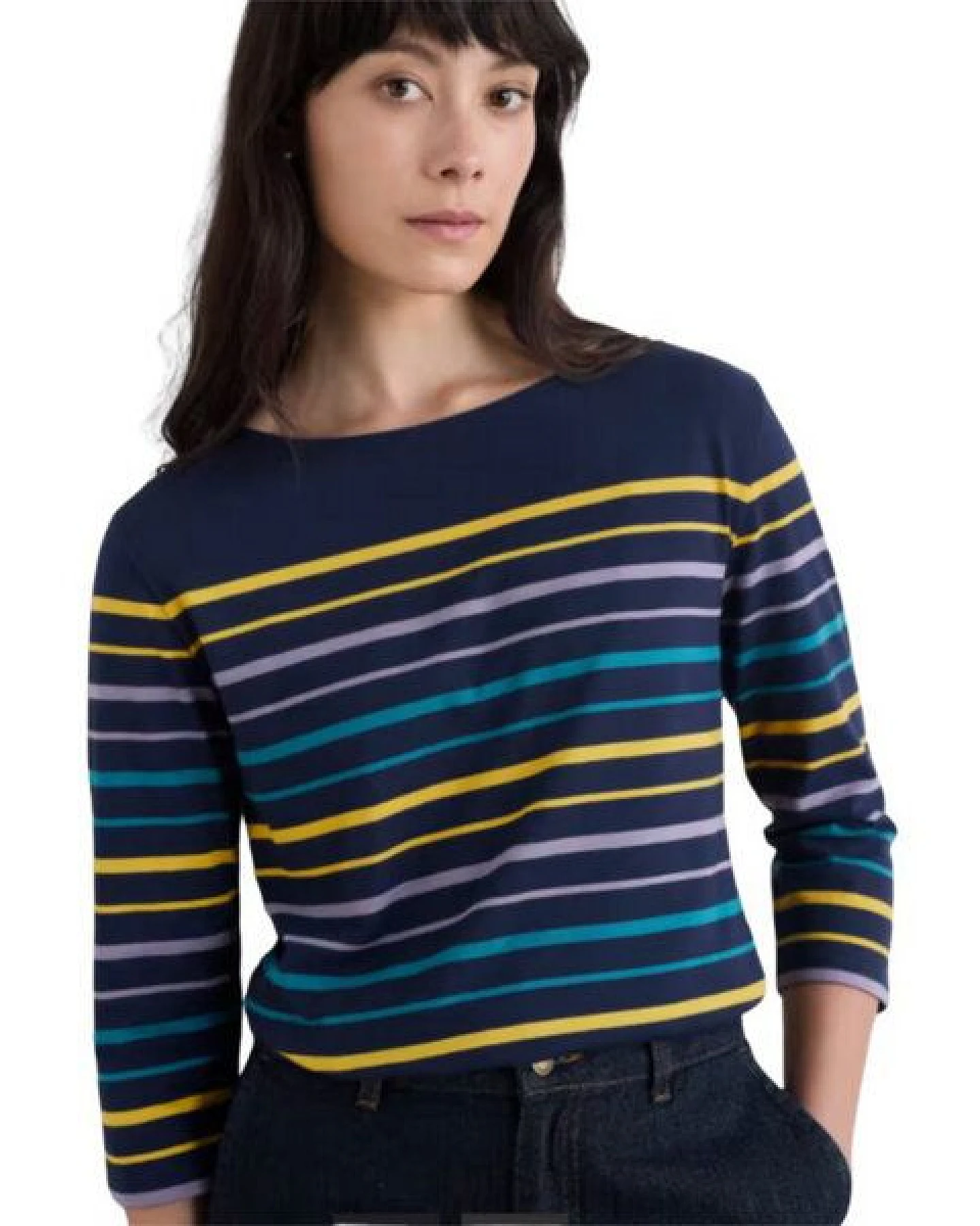 Seasalt Cornwall 3/4 Langarmshirt - Sailor Top – Ansicht 2