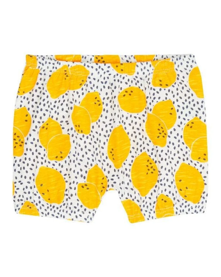 sense-organics Baby Bloomer/ Short *Zitronen gelb* Gots & Bio